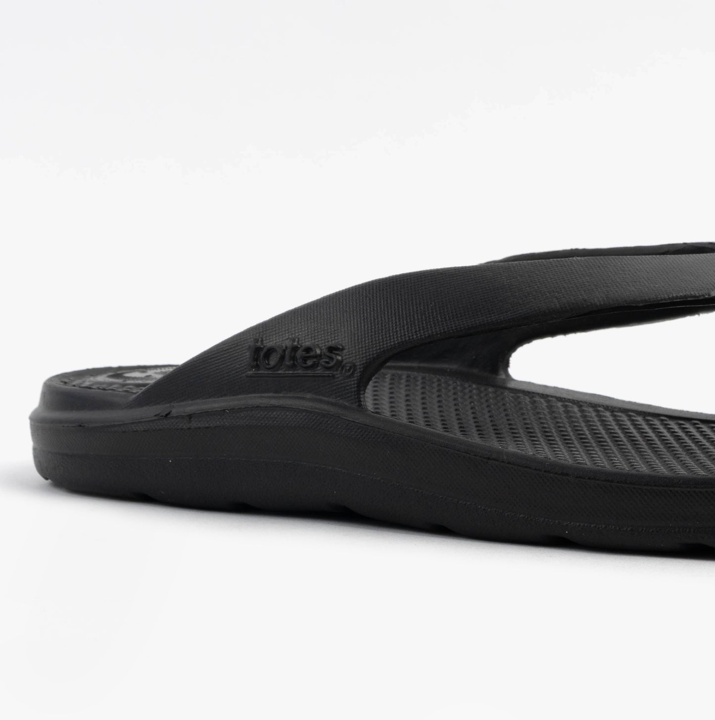 0350FBLK Womens Toe Post Sandals Black
