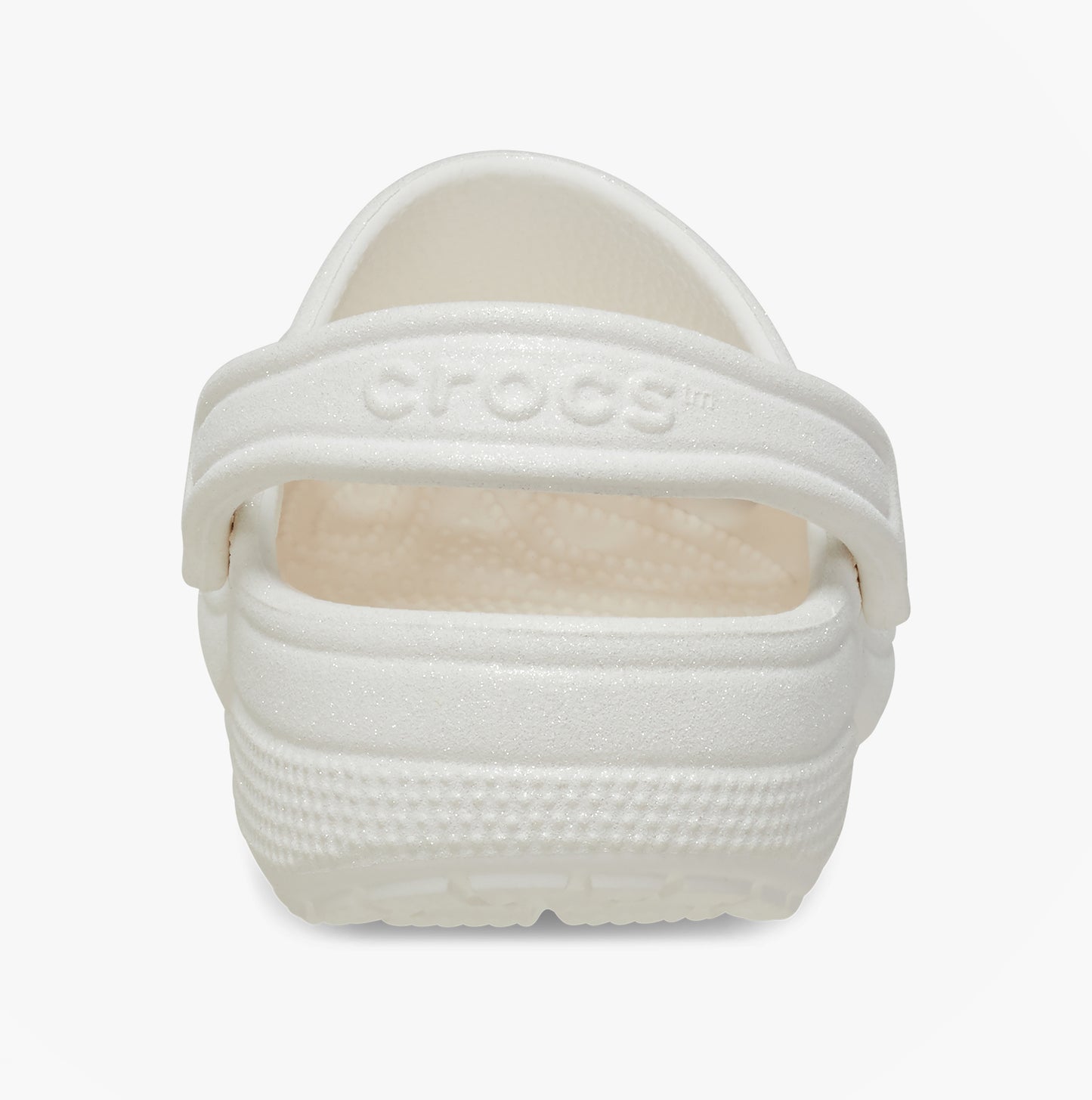 Crocs CLASSIC GLITTER Unisex Adults Clogs White