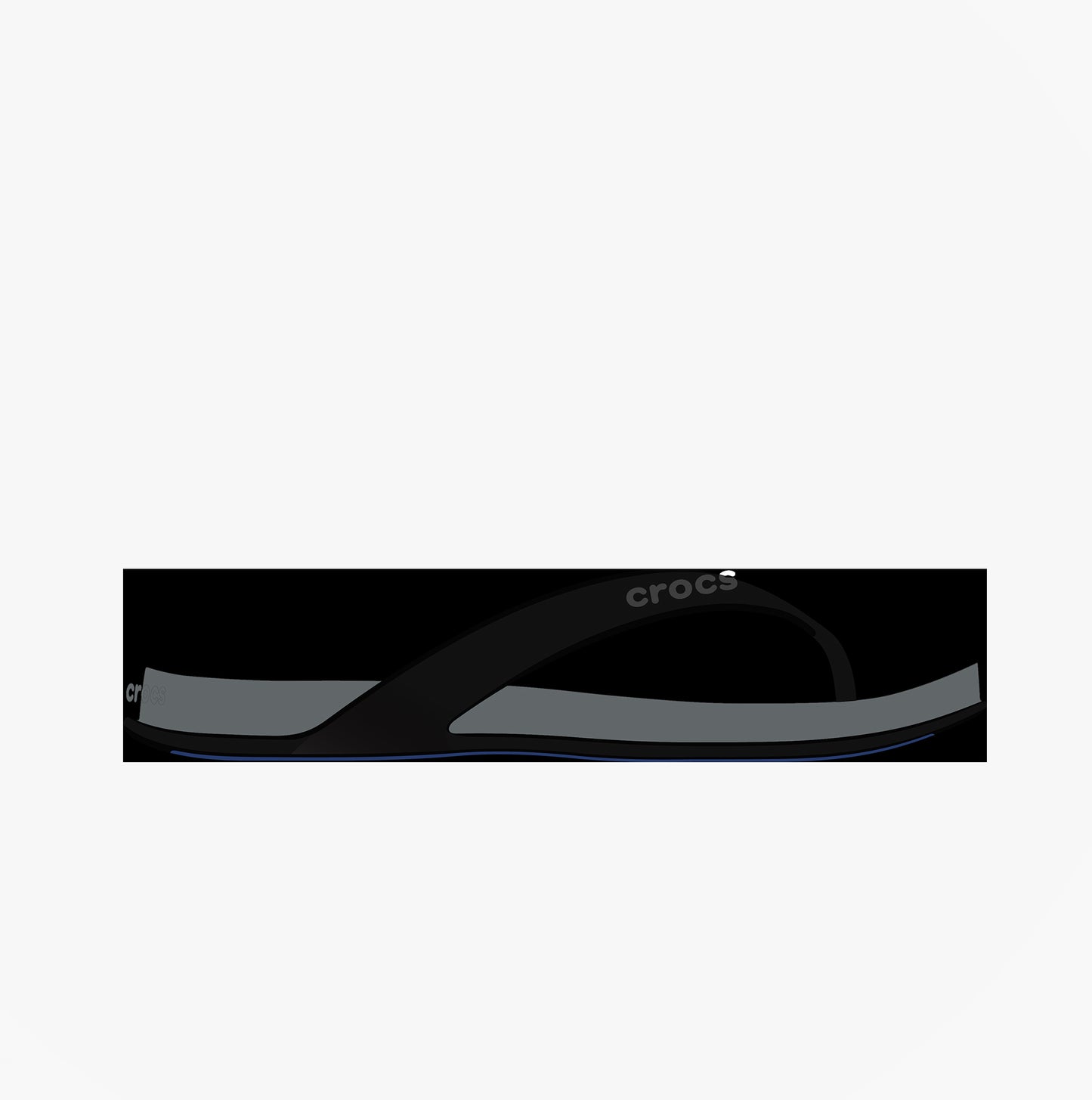 Crocs COAST FLIP Mens Flip-flops Black/Slate Grey