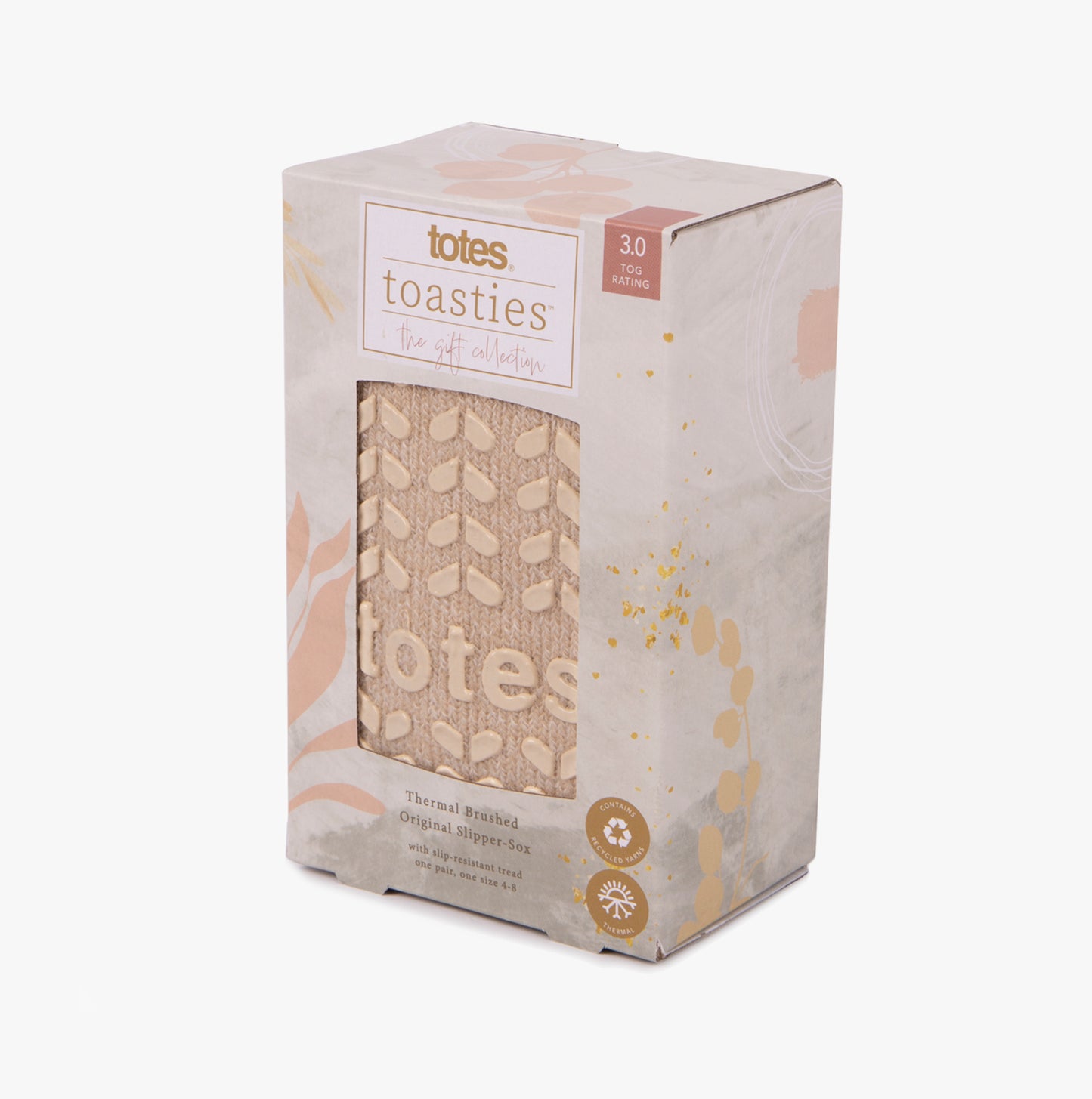 Totes Toasties thermal-brushed Womens Slipper Oat