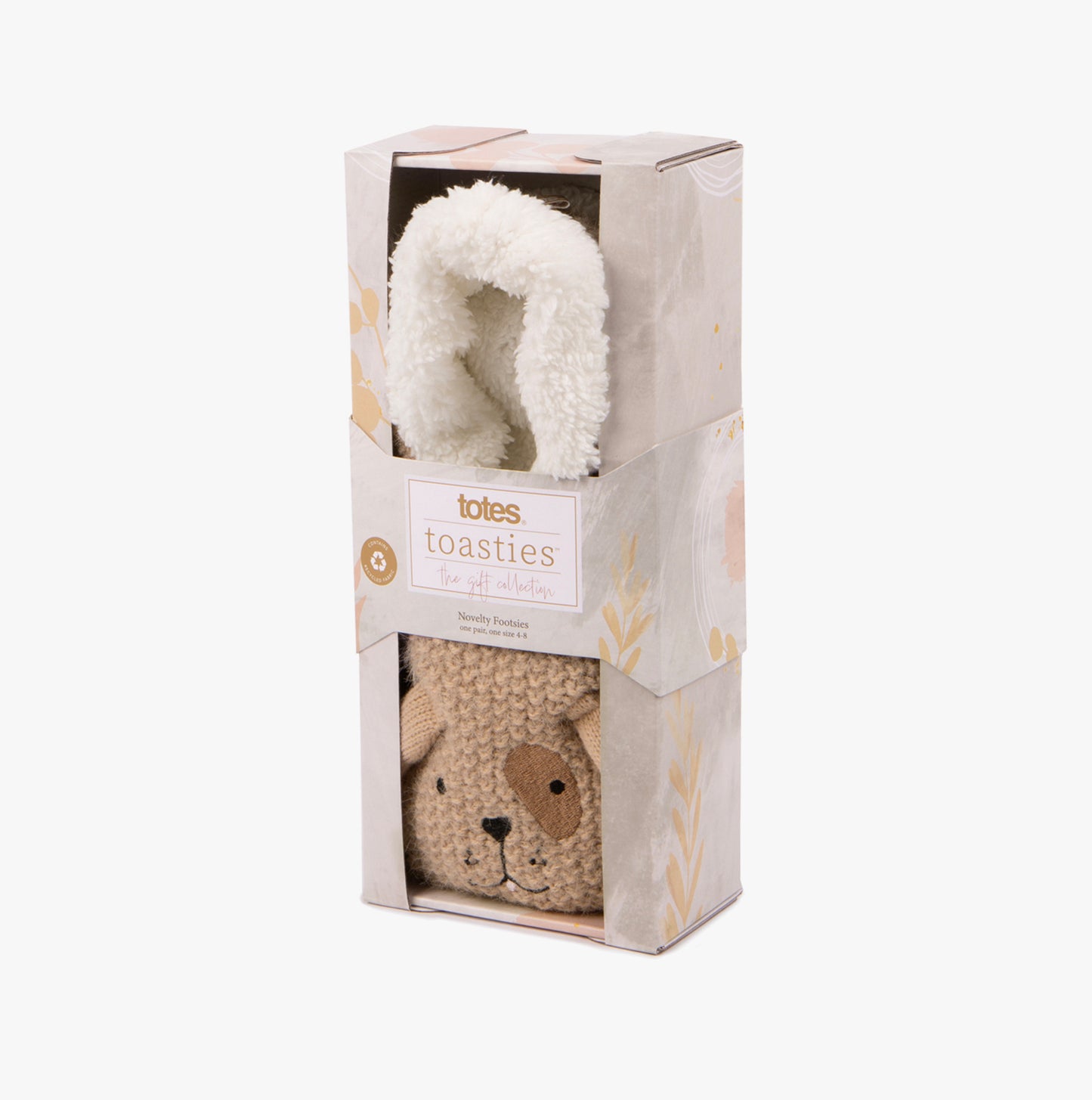 NOVELTY FOOTSIES Womens Dog