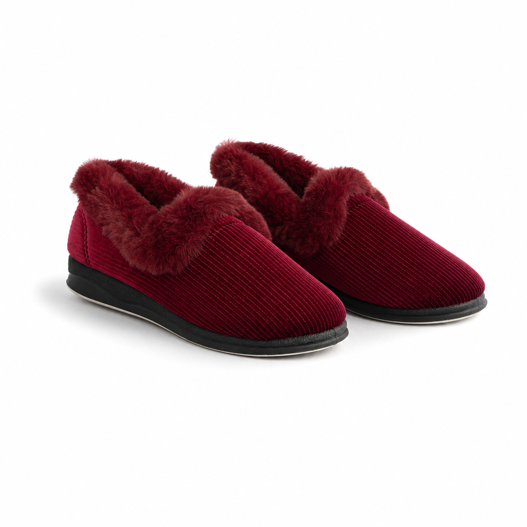 Padders REPOSE Womens Full Slippers Red