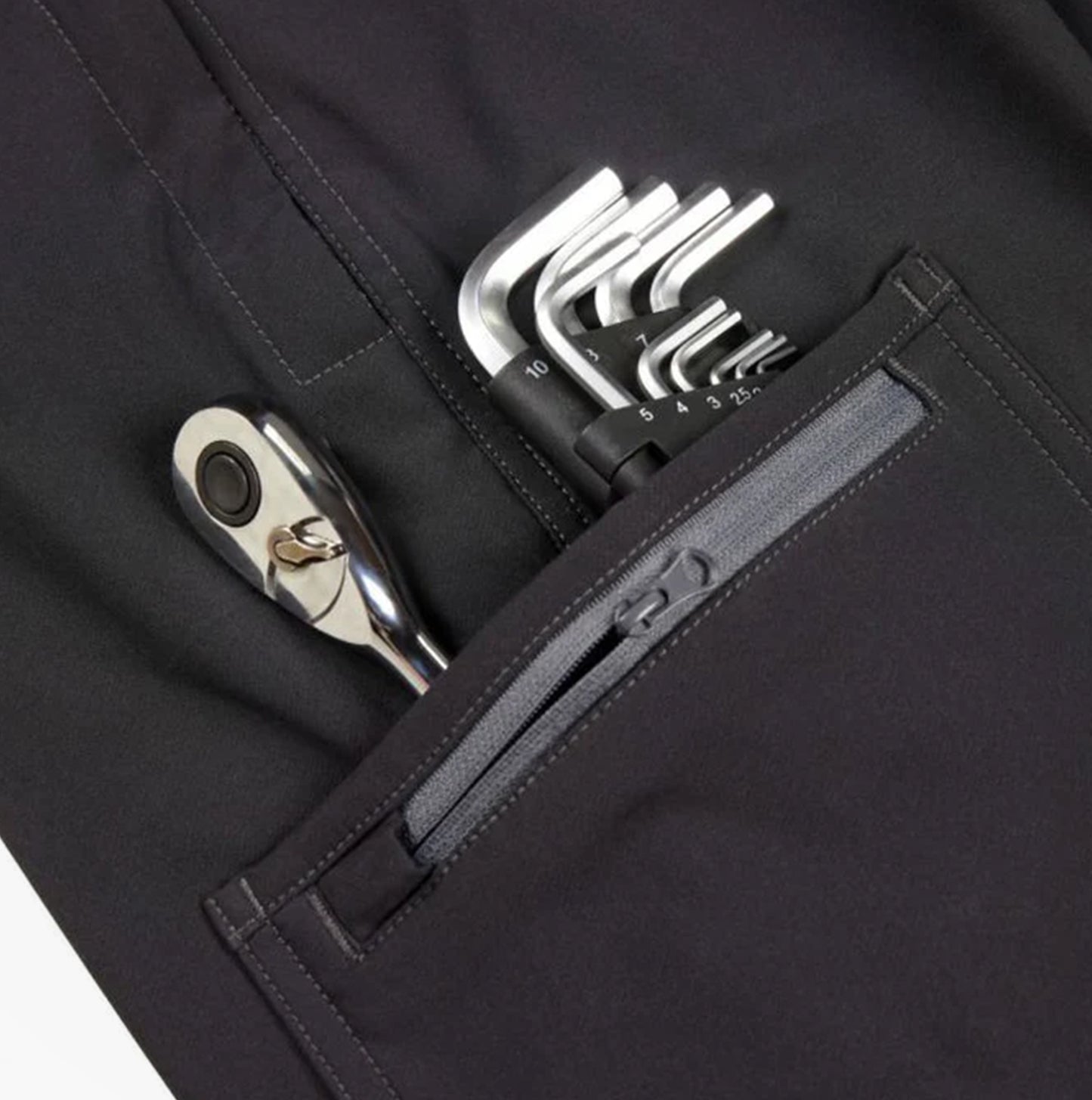 Apache WATSON Mens Workwear Joggers Black Grey