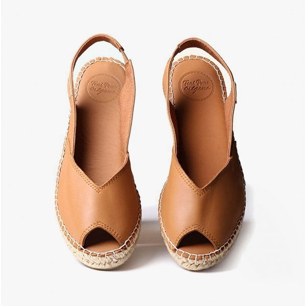BERNIA-P-TAN BERNIA-P Ladies Espadrilles Sandals Tan