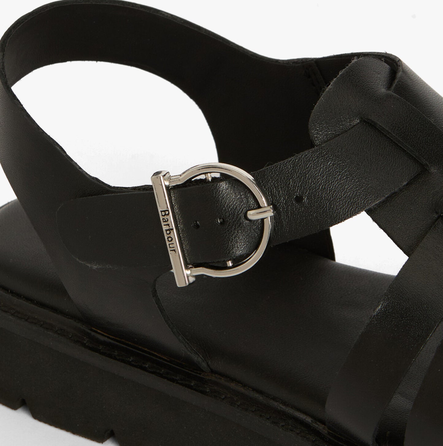 Barbour OTTERBURN Womens Fisherman Sandals Black
