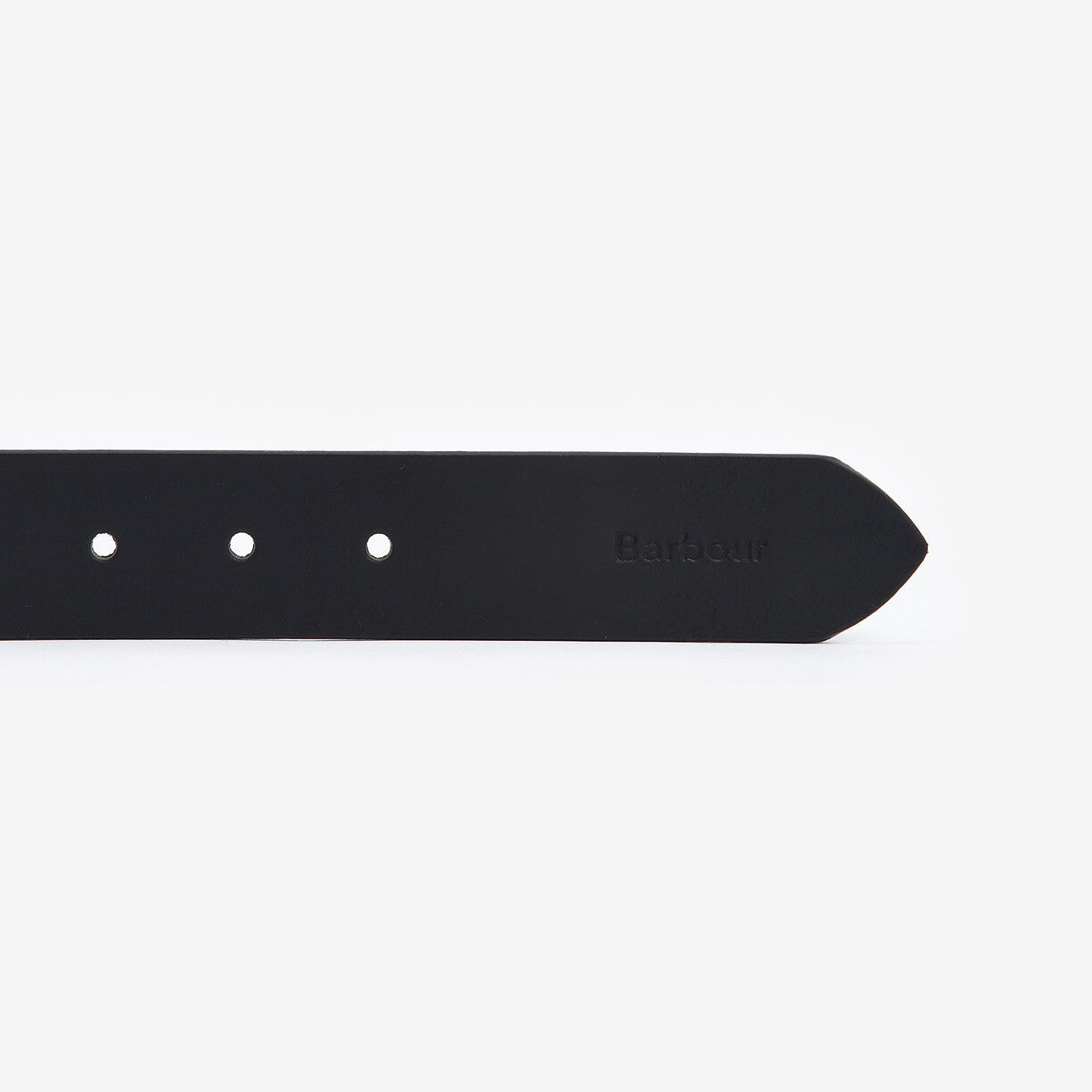 Barbour ESK Mens Leather Belt Black