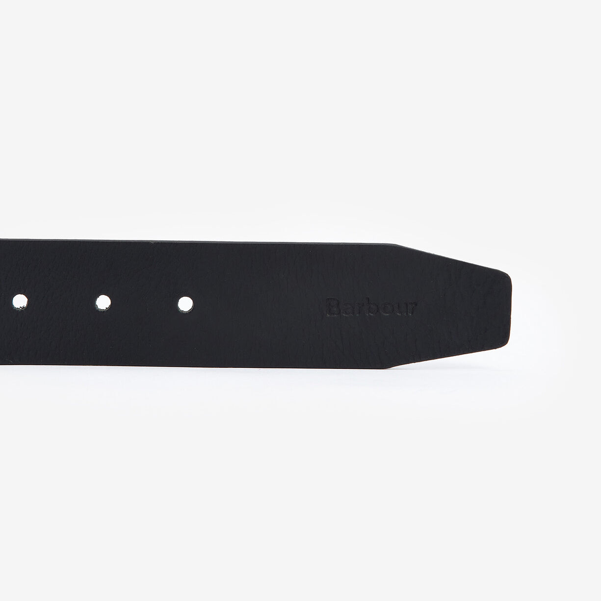Barbour GLEN Mens Leather Belt Black