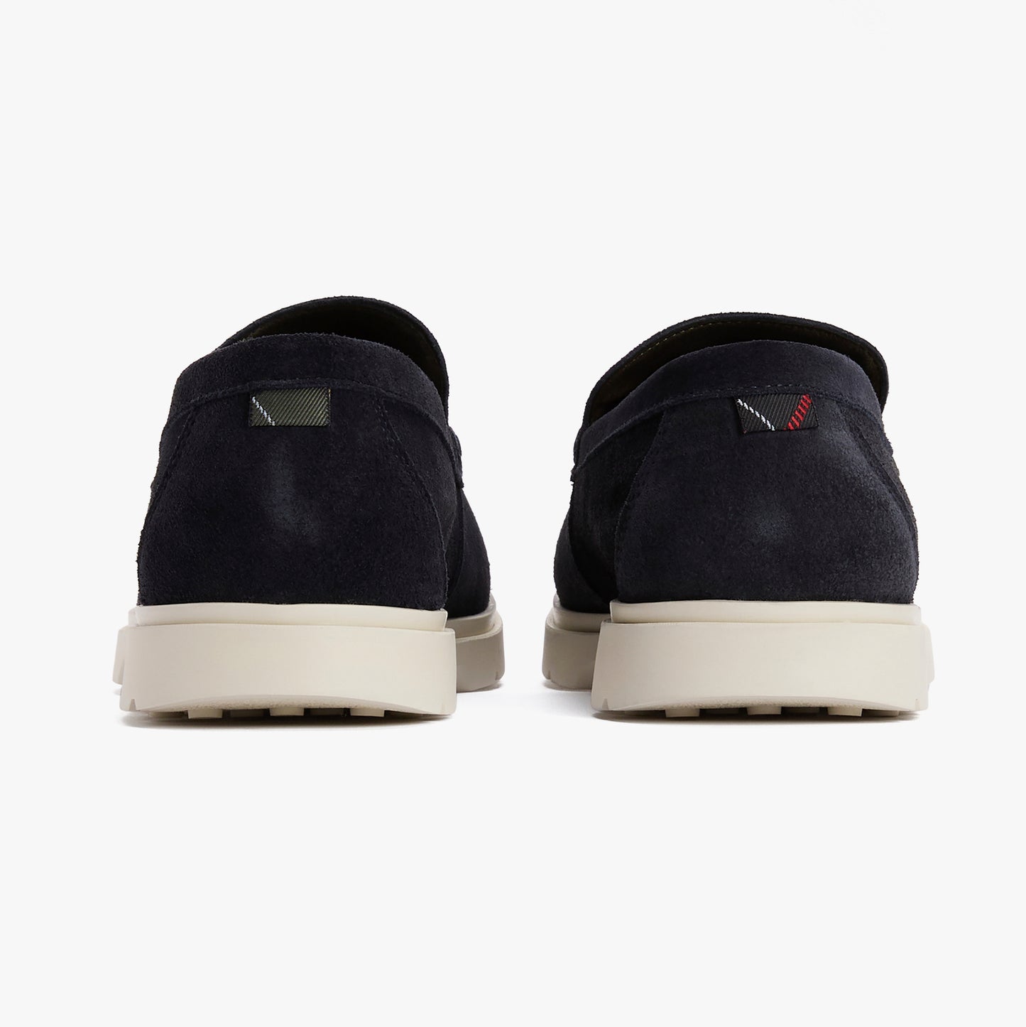 Barbour CARTY Mens Loafer Shoes Navy Suede