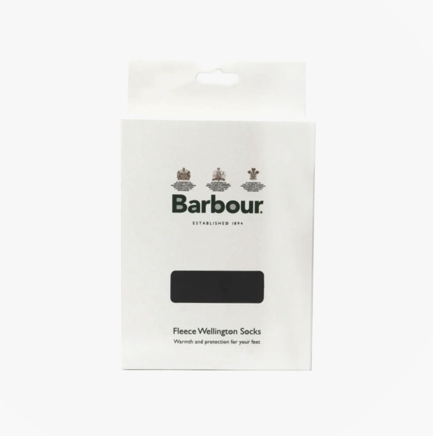 Barbour Fleece Wellington Unisex Socks Black