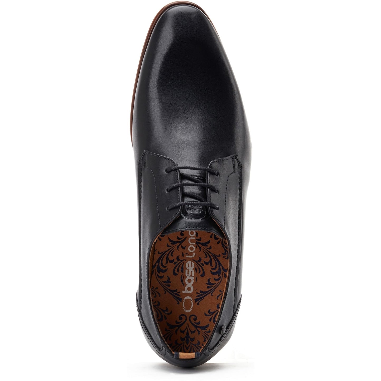 Base London GAMBINO EXCEL Mens Derby Shoes Black