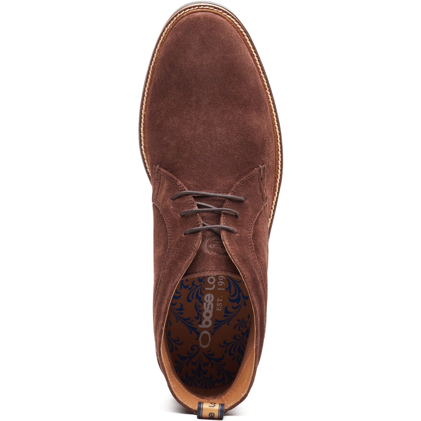 Base London LINCOLN Mens Chukka Boots Brown