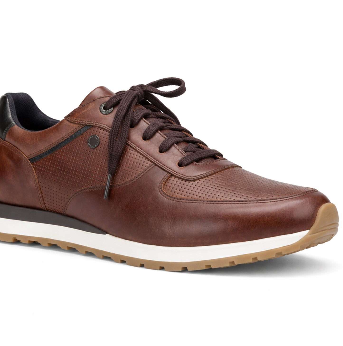 Base London LANCASTER Mens Casual Trainers Brown