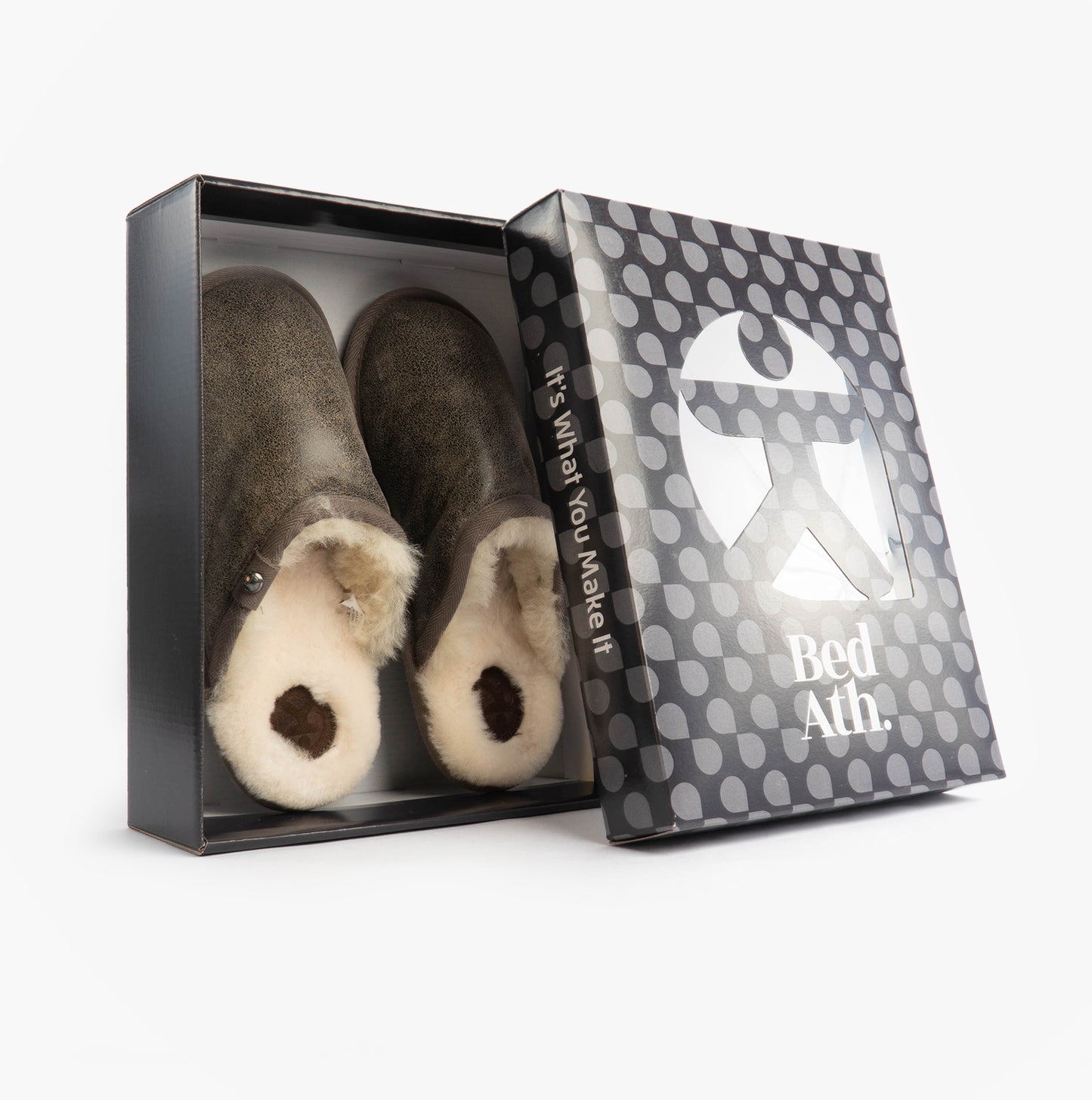 Bedroom Athletics KIEFER Mens Mules Slippers Distressed Tea