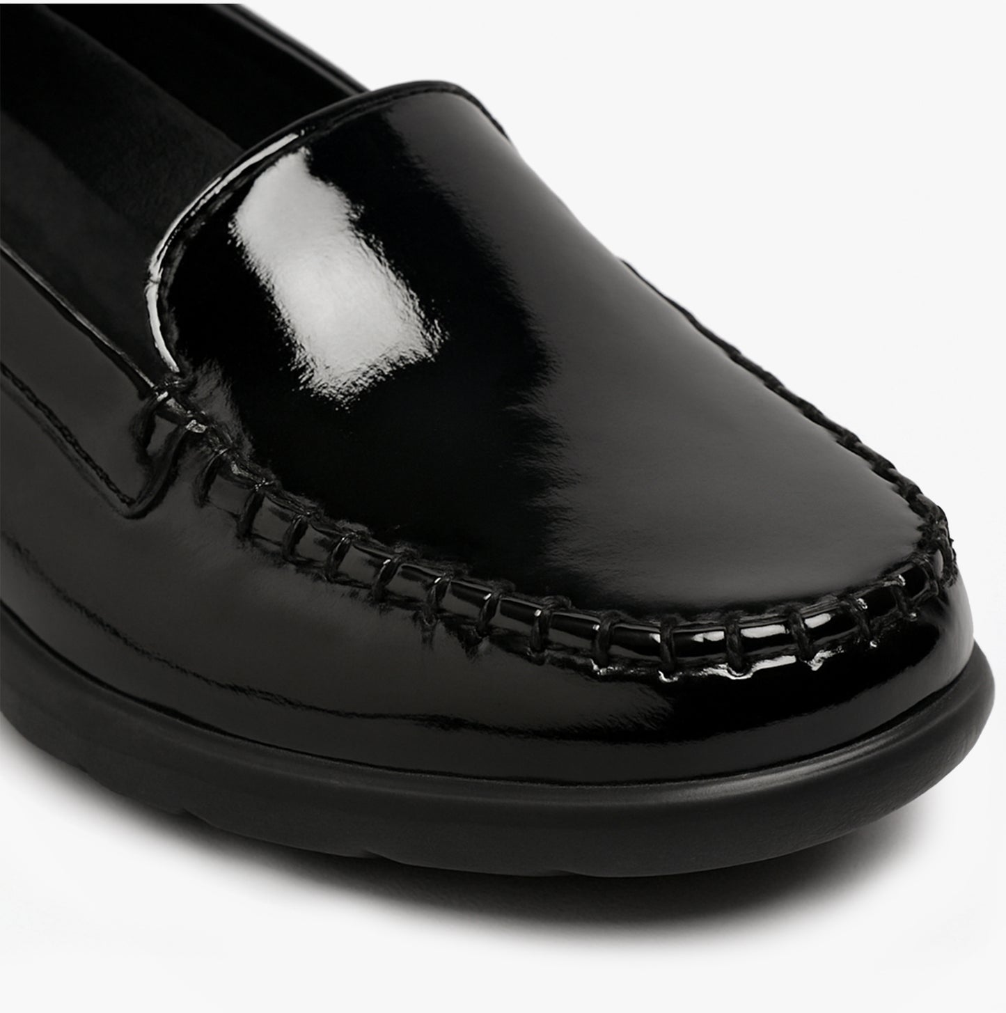 Boulevard L381AP Ladies Shoes Black Patent
