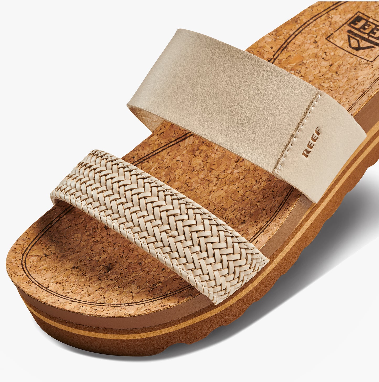 Reef CUSHION VISTA Womens Platform Sandals Vintage