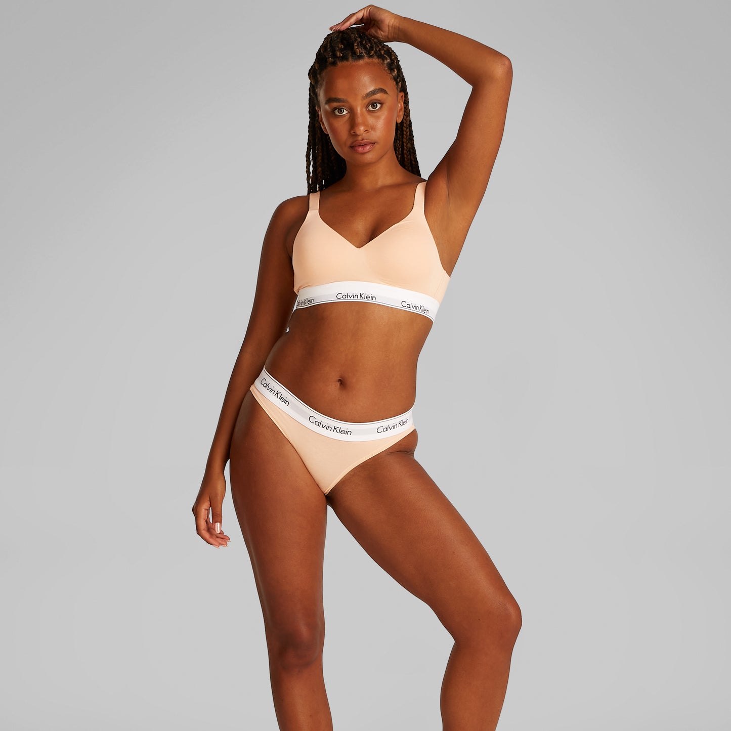 Calvin Klein ICON Cotton Modal Womens Bikini Briefs Melon Frenzy