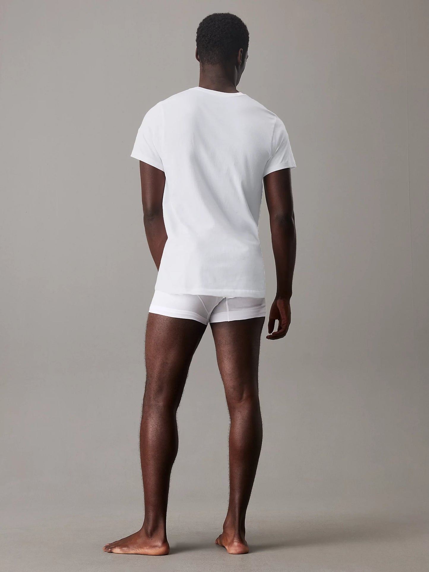 Calvin Klein CREW NECK 3 Pack Mens Cotton T-Shirts White