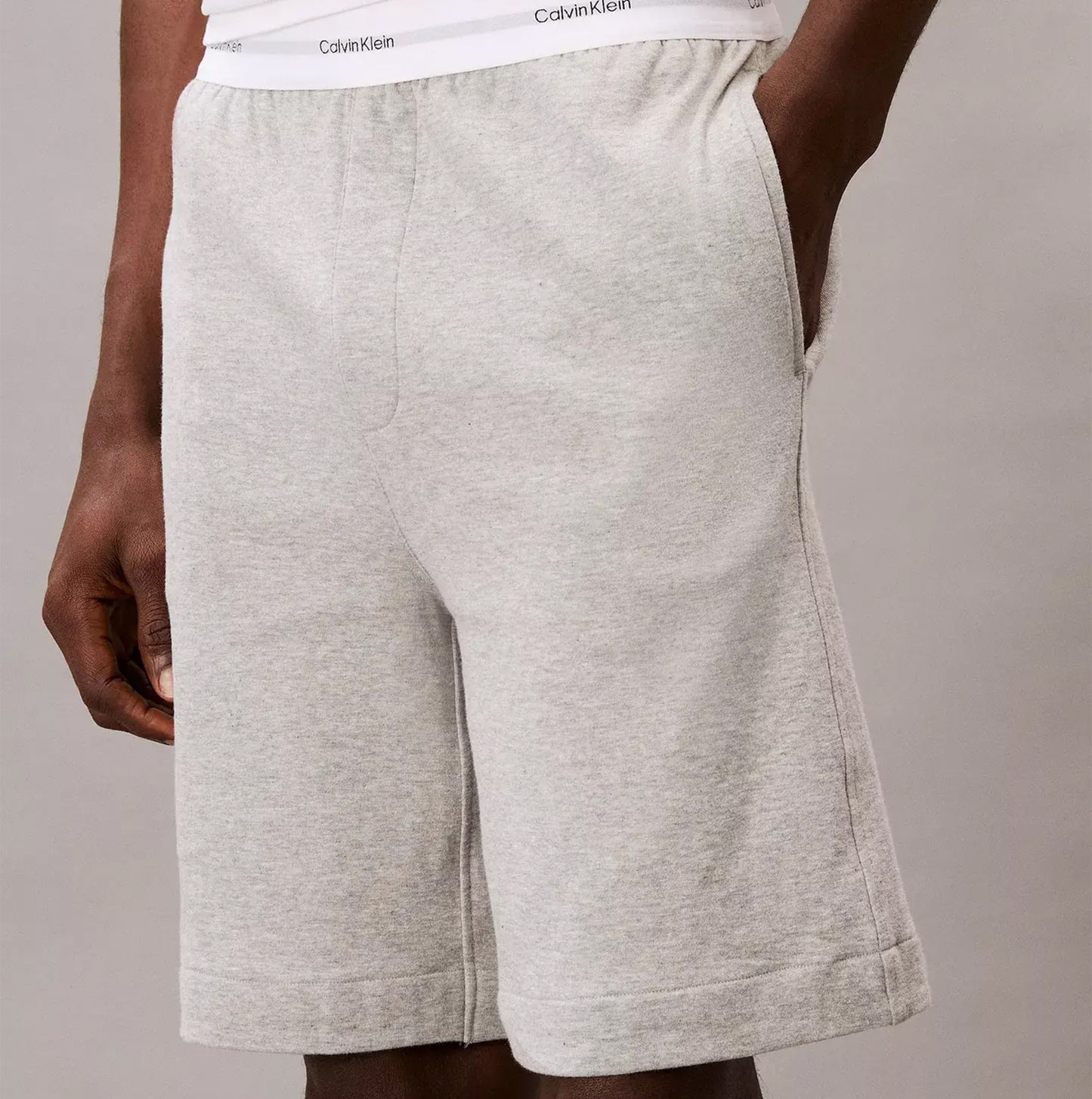 Calvin Klein SLEEP SHORT Mens Medium Grey Heather