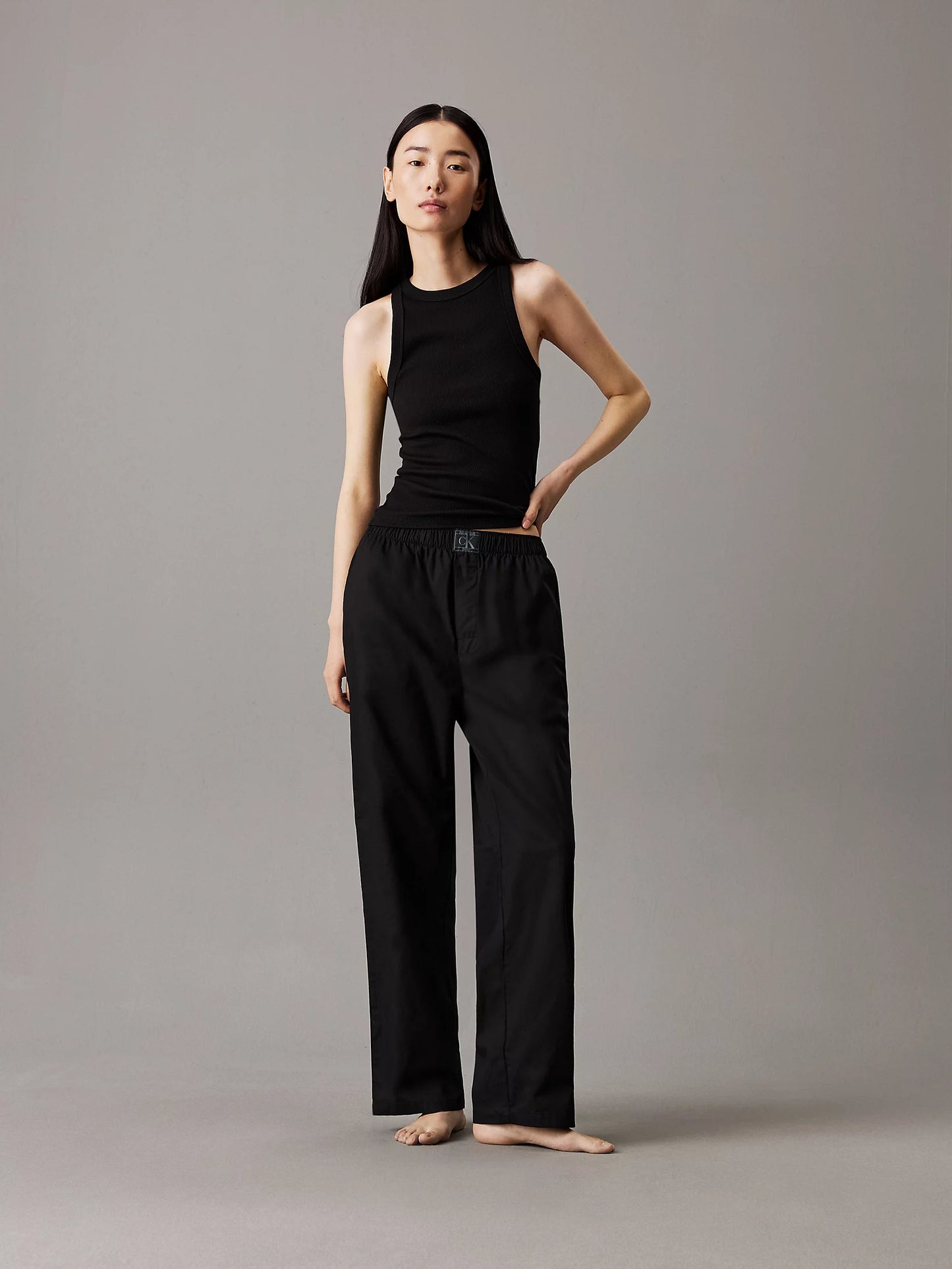 Calvin Klein CK ESTABLISHED Womens Pyjama Pants Black