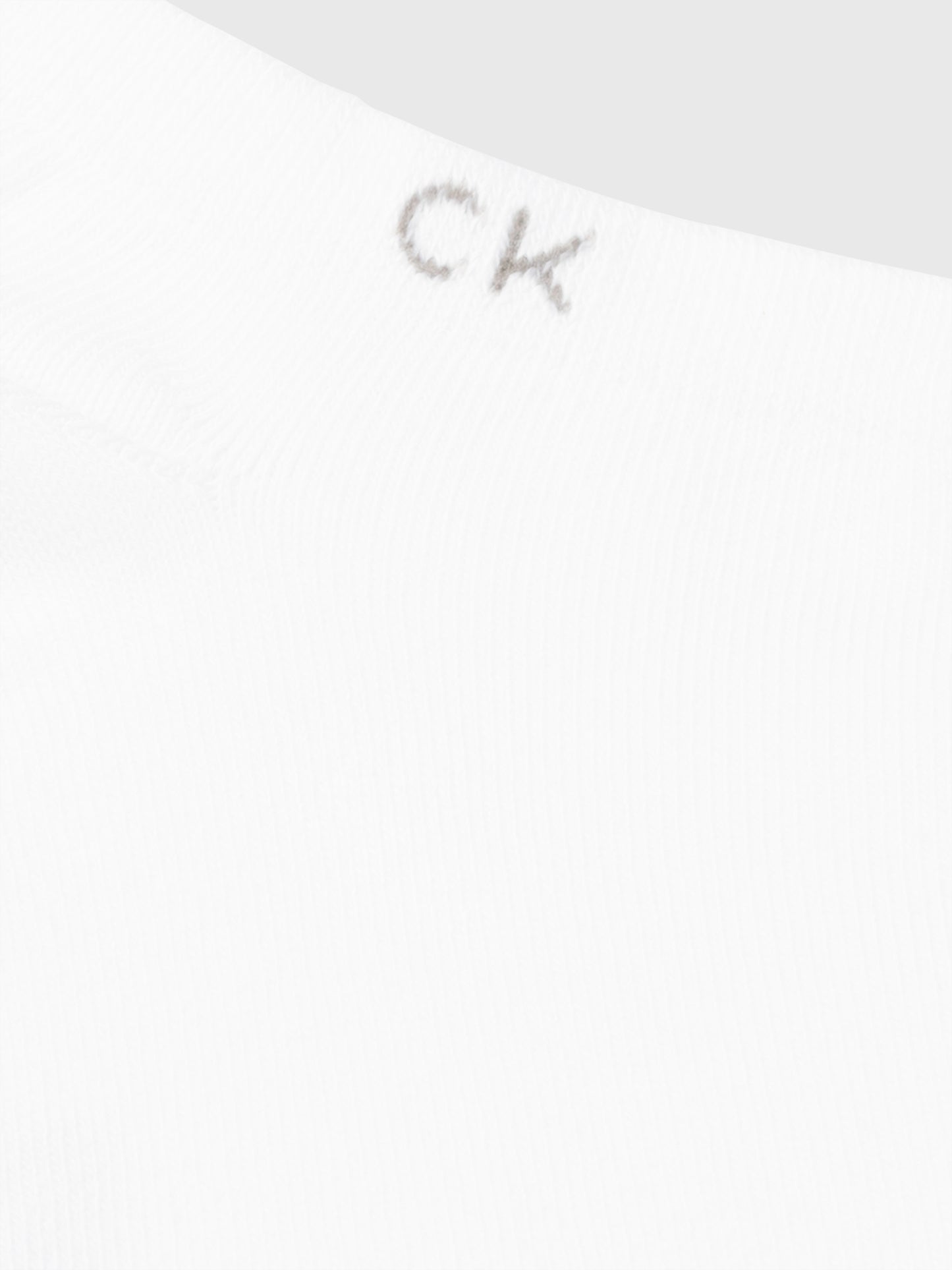 Calvin Klein 2 Pack Mens Ankle Trainer Socks White
