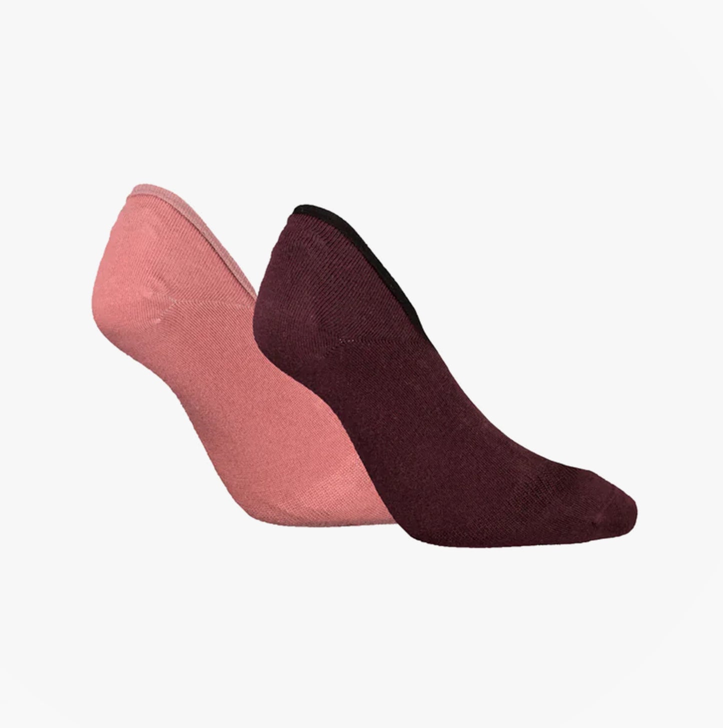 Calvin Klein 2 Pack Womens Invisible Socks Pink Combo