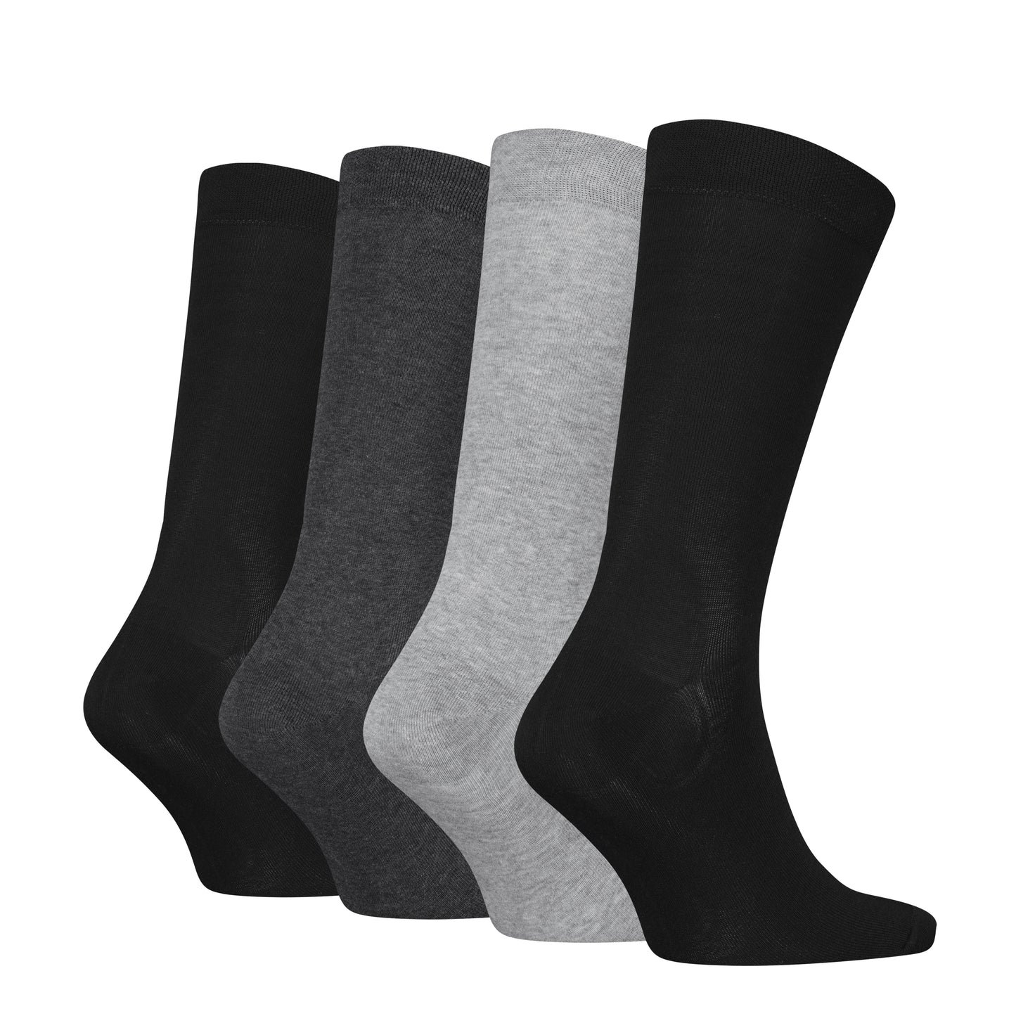 Calvin Klein 4 Pack Giftboxed Classic Mens Crew Socks Grey Combo