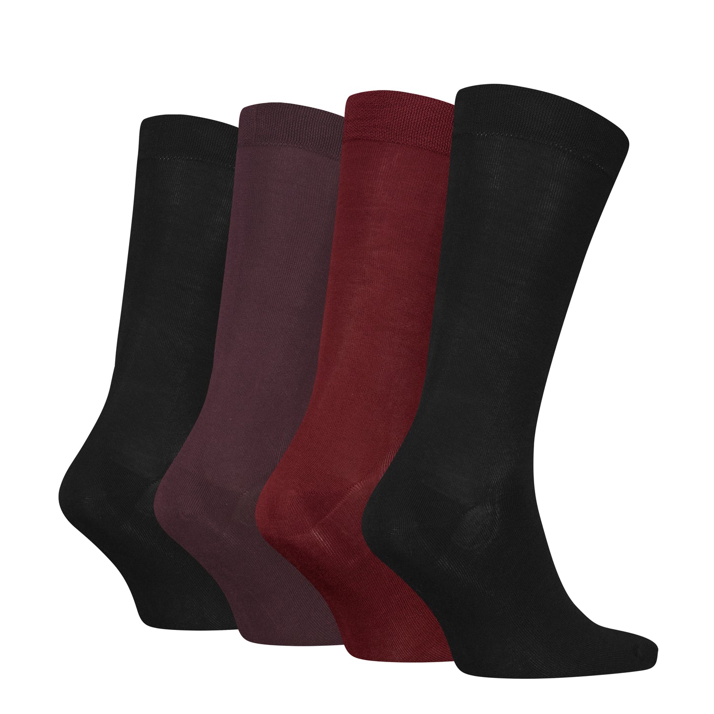 Calvin Klein 4 Pack Giftboxed Classic Mens Crew Socks Red Combo