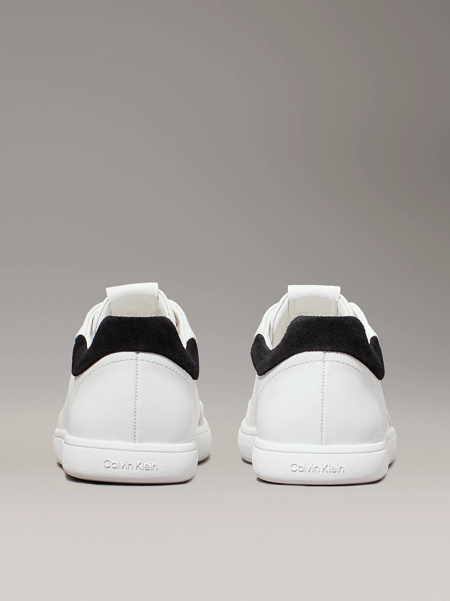 Calvin Klein CUPSOLE LACE UP Womens Trainers Bright White/Black