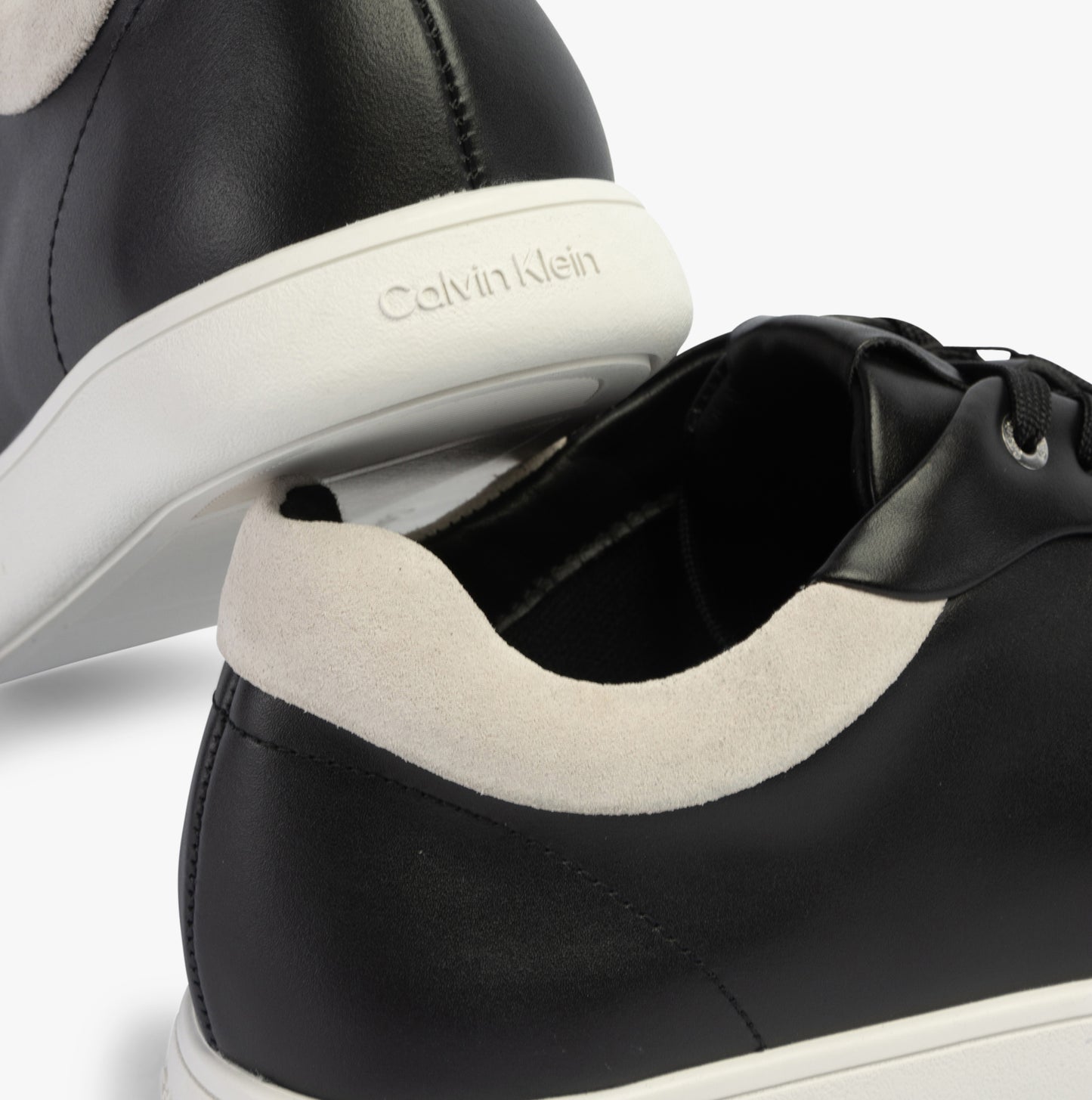 Calvin Klein CUPSOLE LACE UP Womens Trainers Black/White