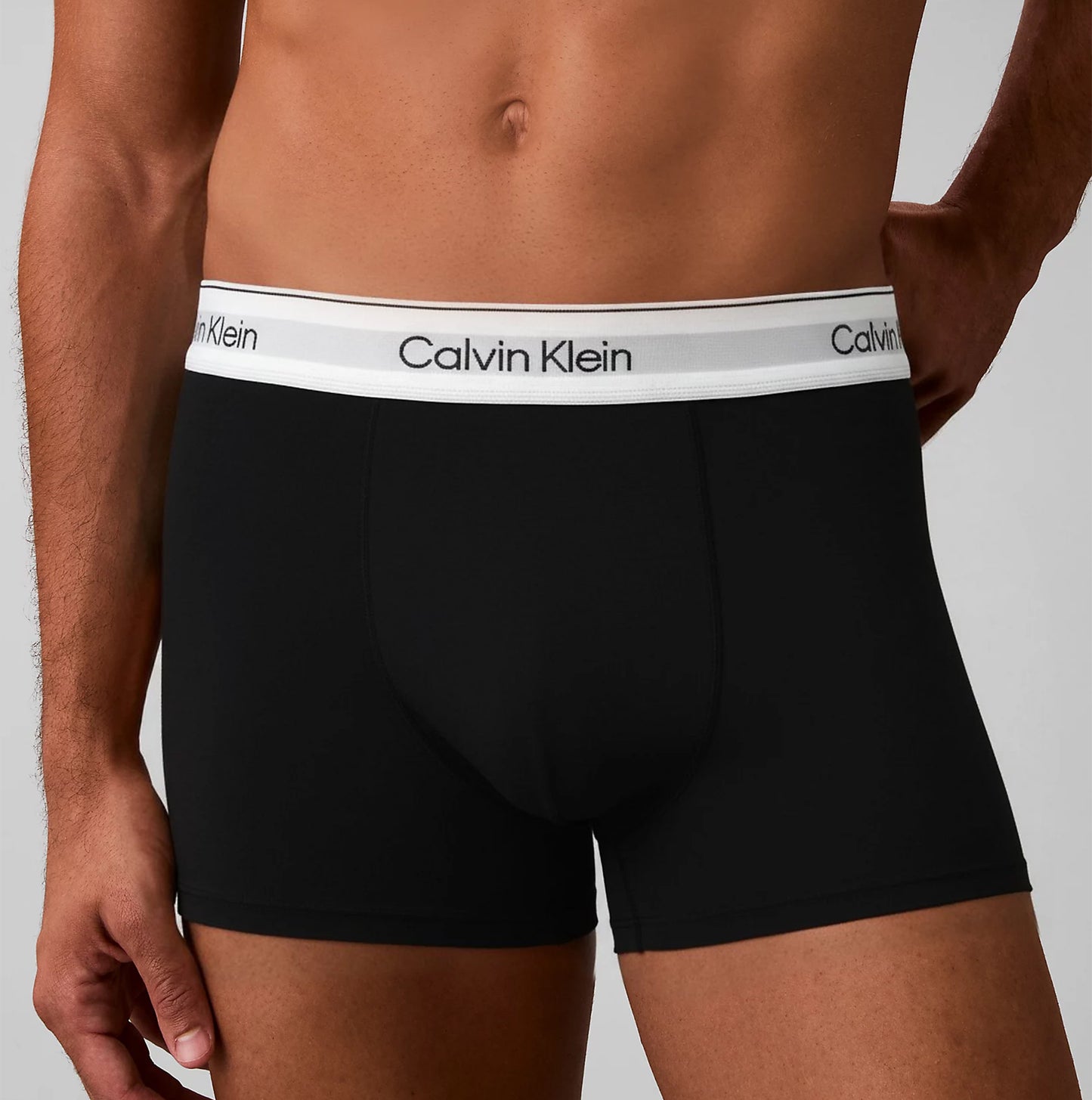 Calvin Klein COTTON BLEND Mens 3 Pack Trunks Multicoloured