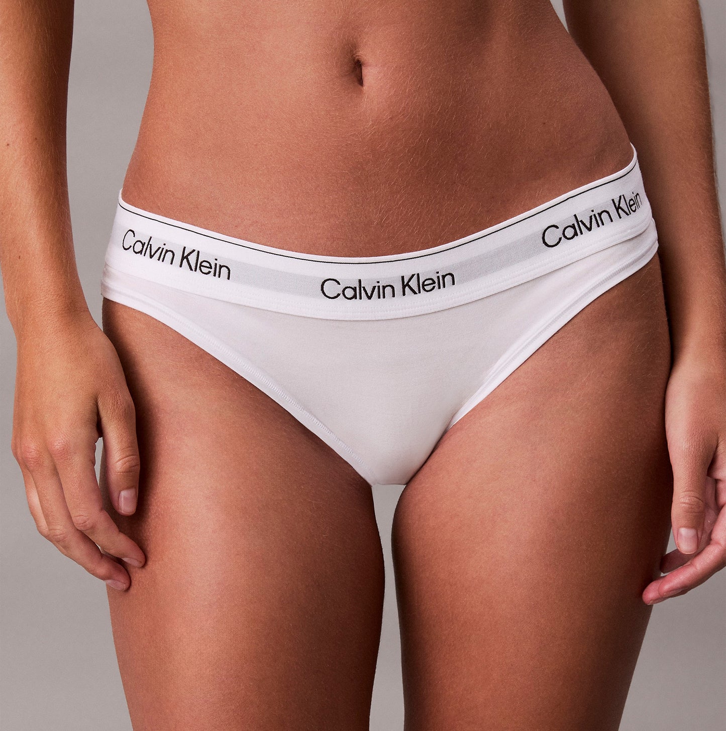 Calvin Klein Icon Cotton Modal Womens Bikini Brief White