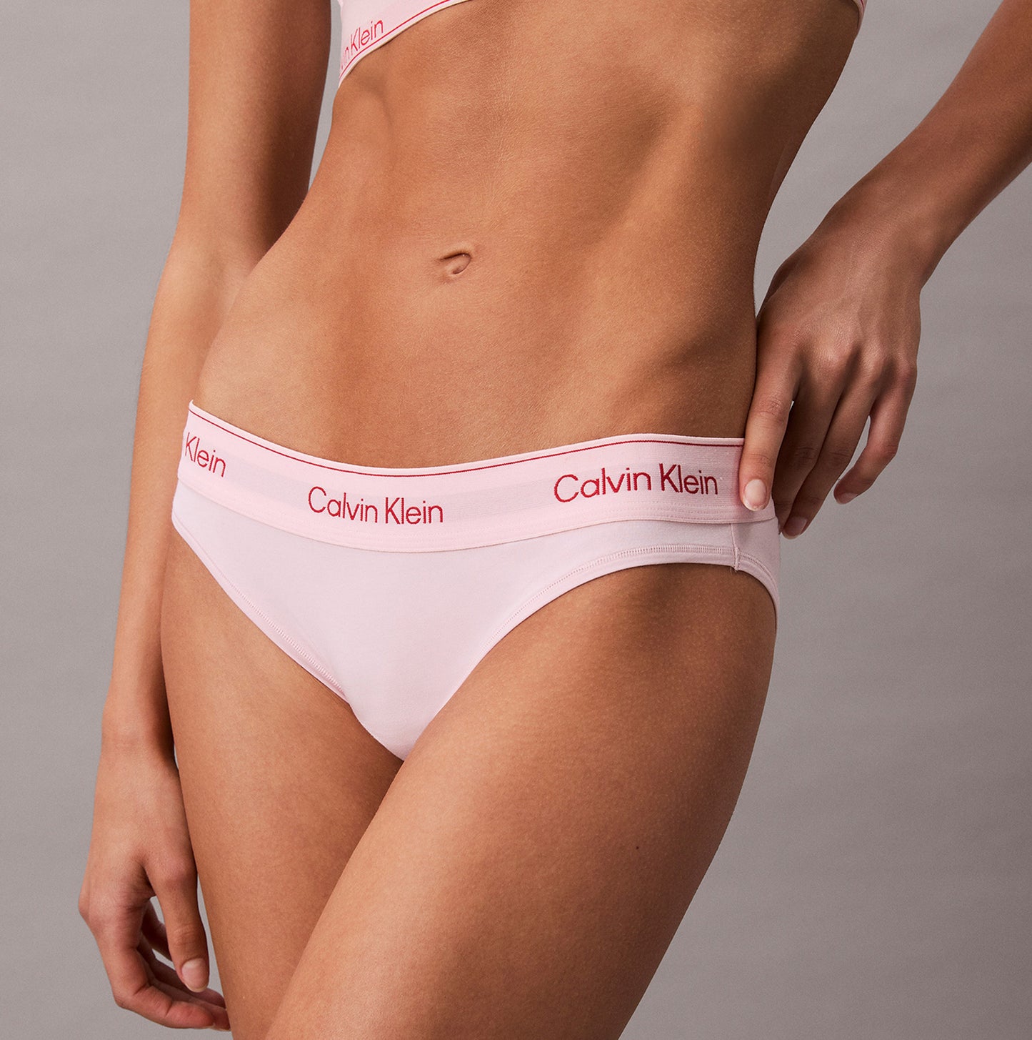 Calvin Klein Icon Cotton Modal Womens Bikini Brief Pink