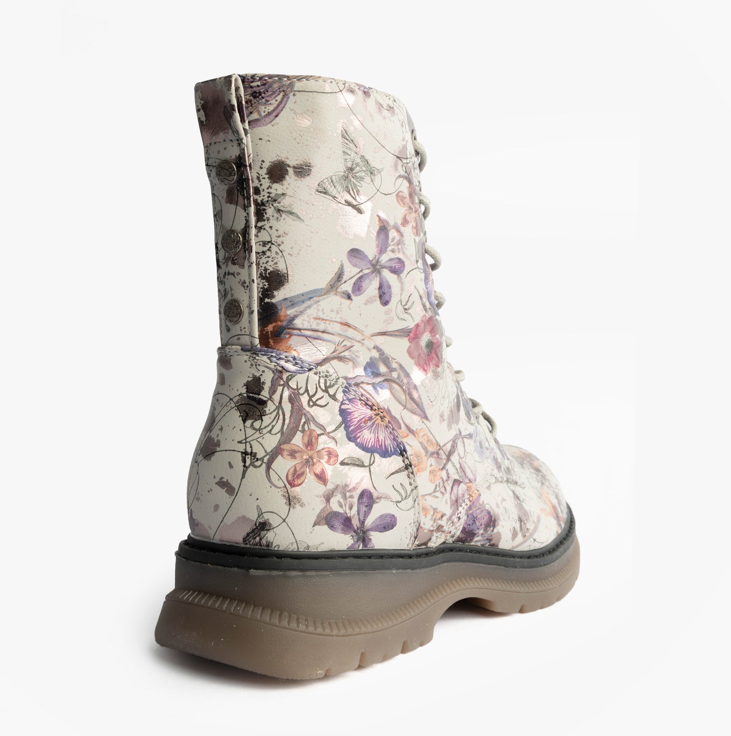 Cipriata L310LFM Womens Ankle Boots Light Grey/Floral