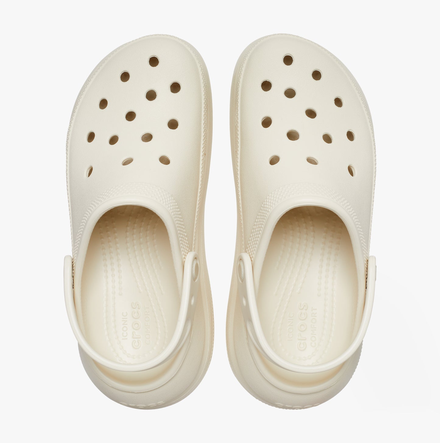 Crocs 207521-2Y2 CLASSIC CRUSH Womens Clogs Bone