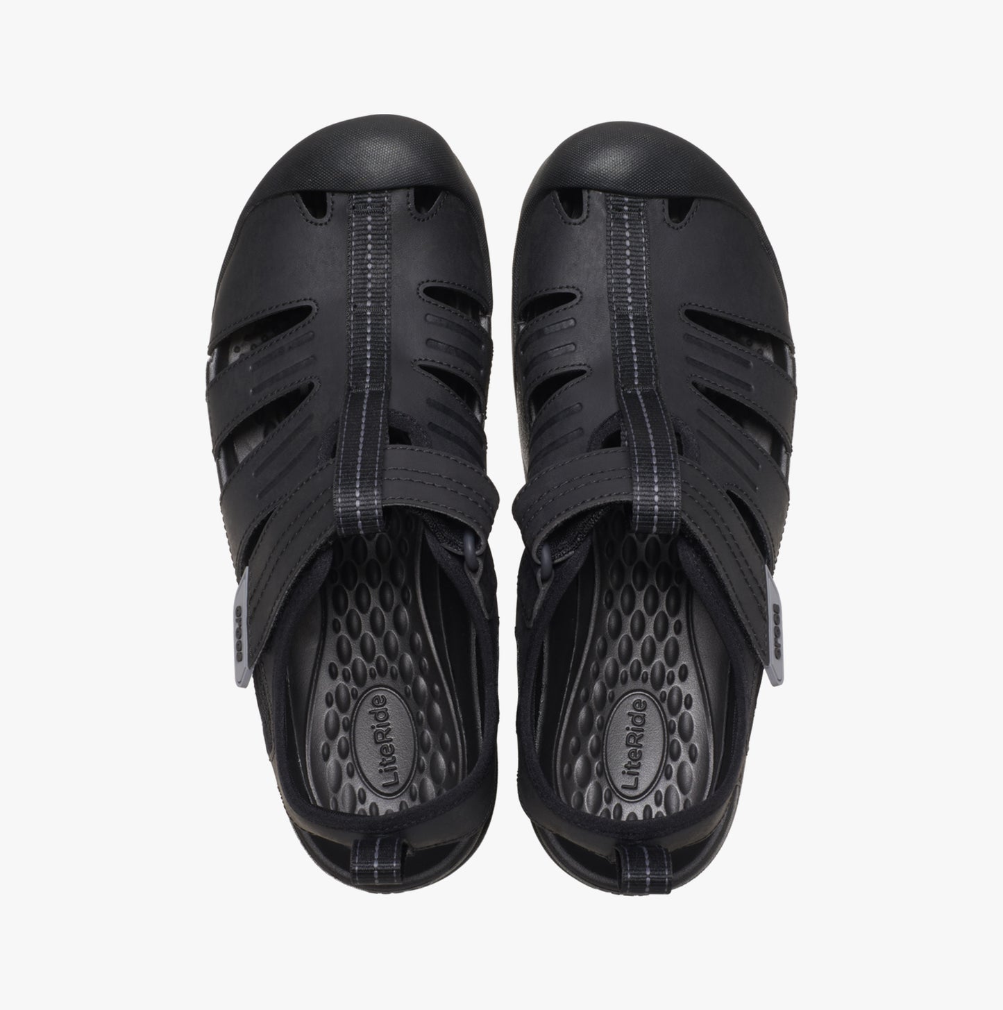 Crocs 209875-001 YUKON FISHERMAN Mens Closed Toe Black