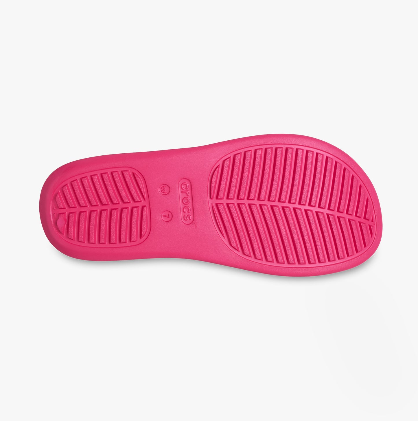 Crocs 210834-6ZQ GETAWAY PLATFORM TOE LOOP Womens Sandals Dragon Fruit