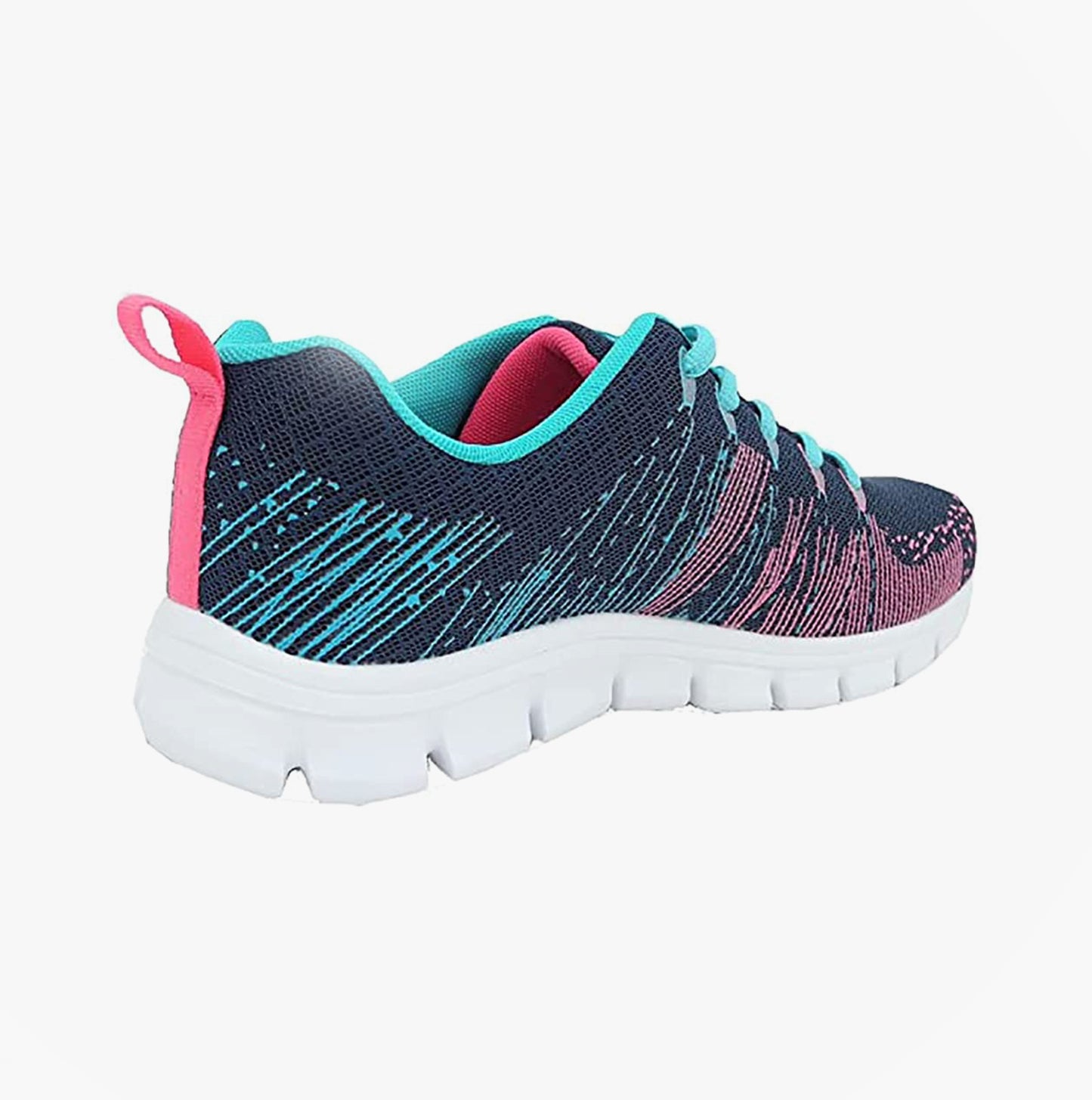 DEK STARLIGHT Womens Memory Foam Sports Trainers Navy/Multi