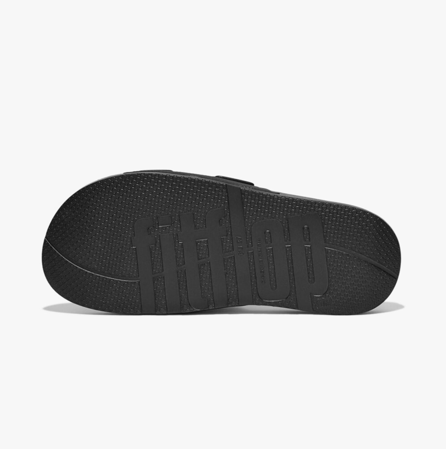 IQUSHION TWO-BAR BUCKLE Womens Slides All Black