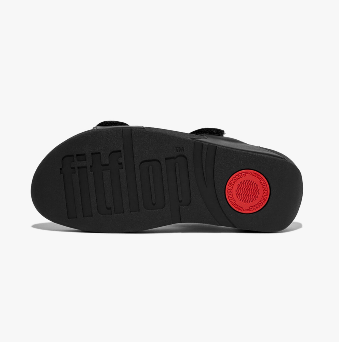FitFlop LULU ADJUSTABLE LEATHER Womens Slides All Black