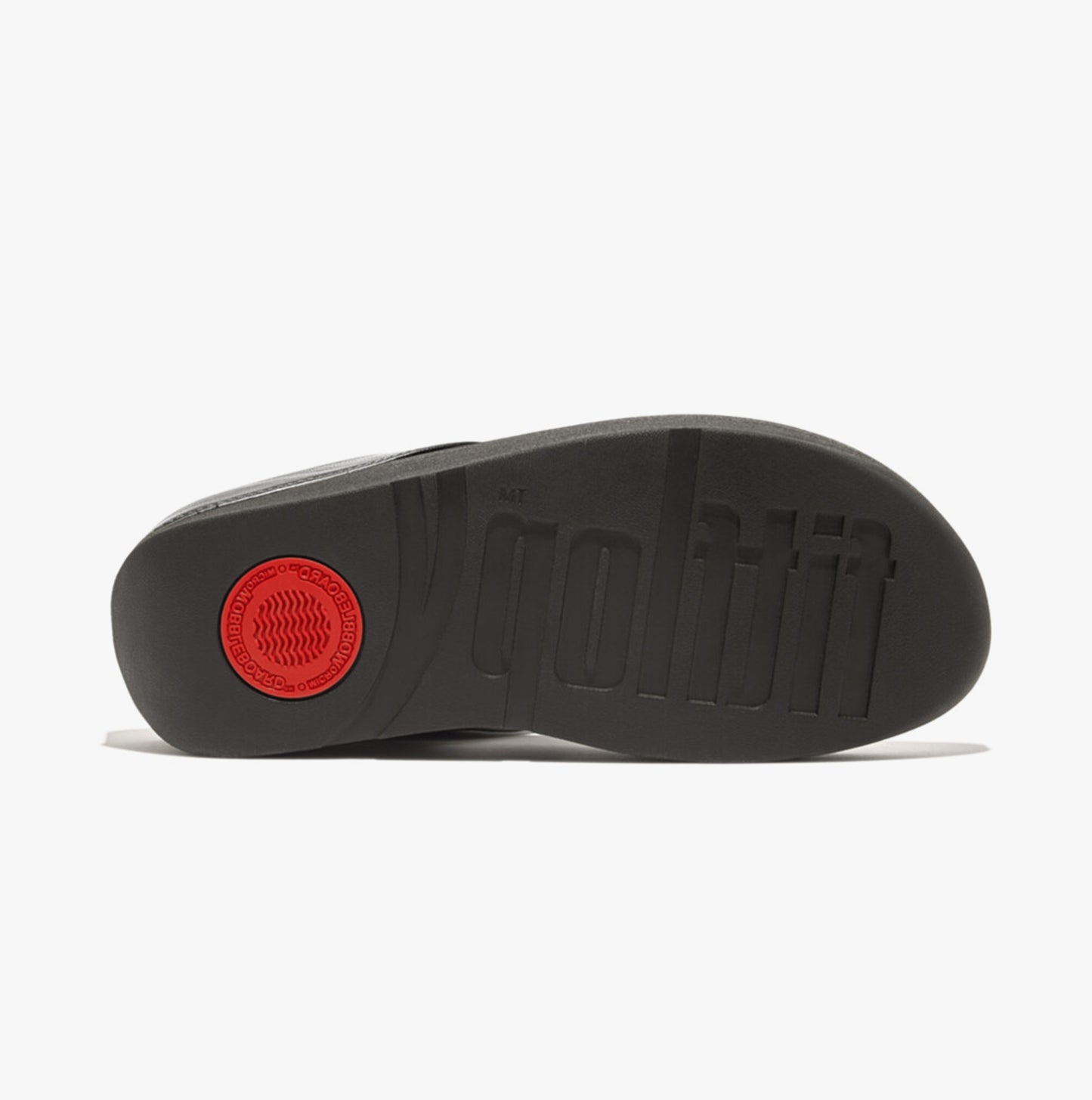 FitFlop HALO BEAD-CIRCLE METALLIC Womens Toe Post Pewter Black