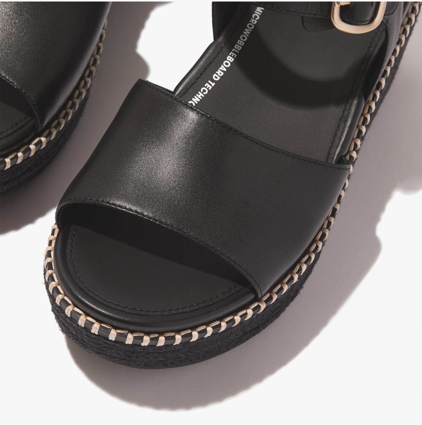 ELOISE BACK STRAP Womens Espadrille Black