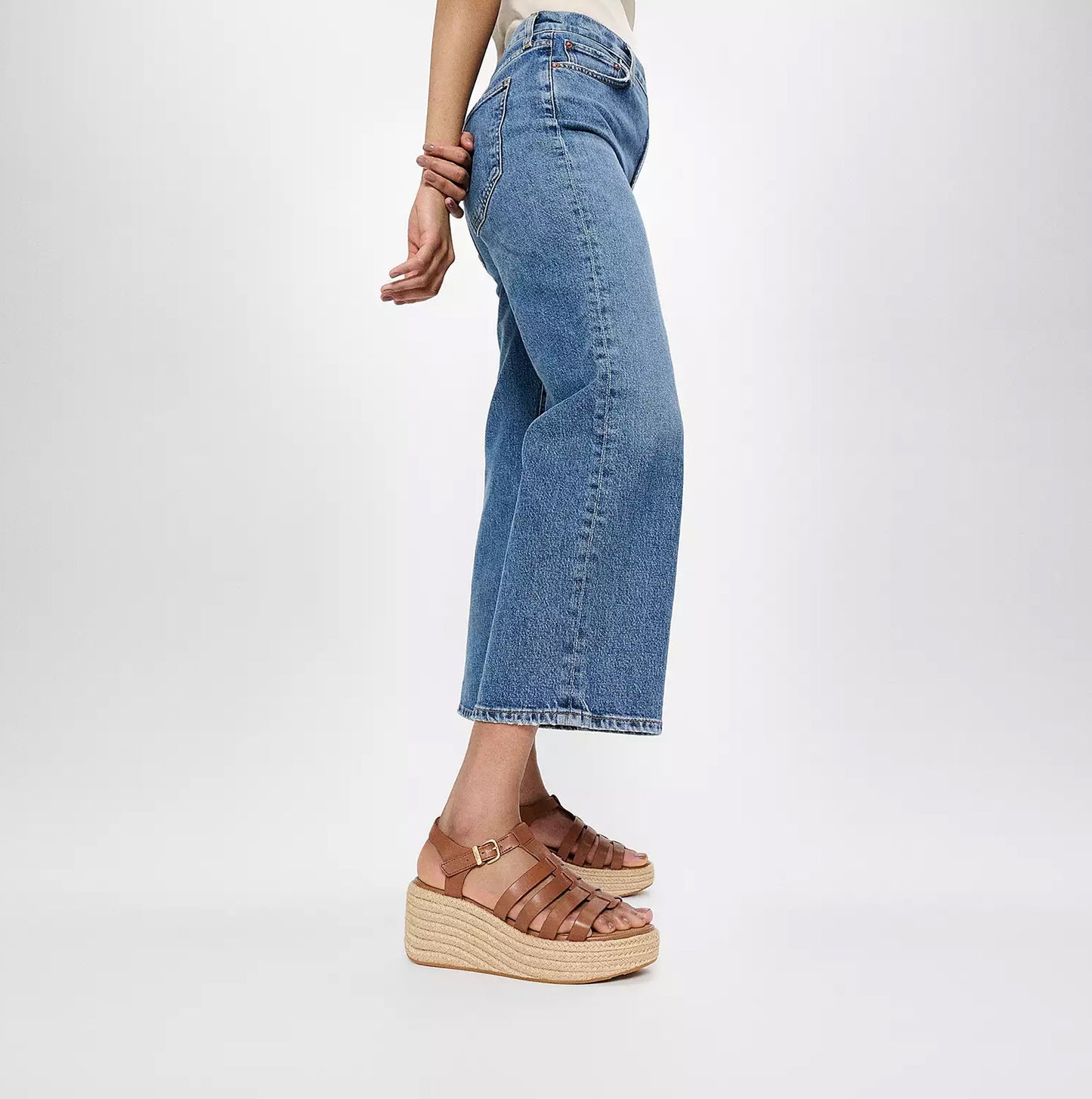 PLATFFORMS ESPADRILLE Womens Wedge Sandals Deep Tan
