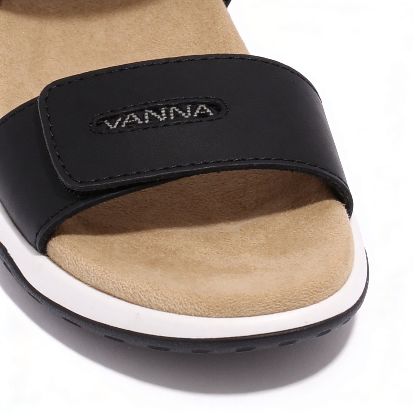 Free Spirit GRENADA Womens Cross Strap Sandals Black