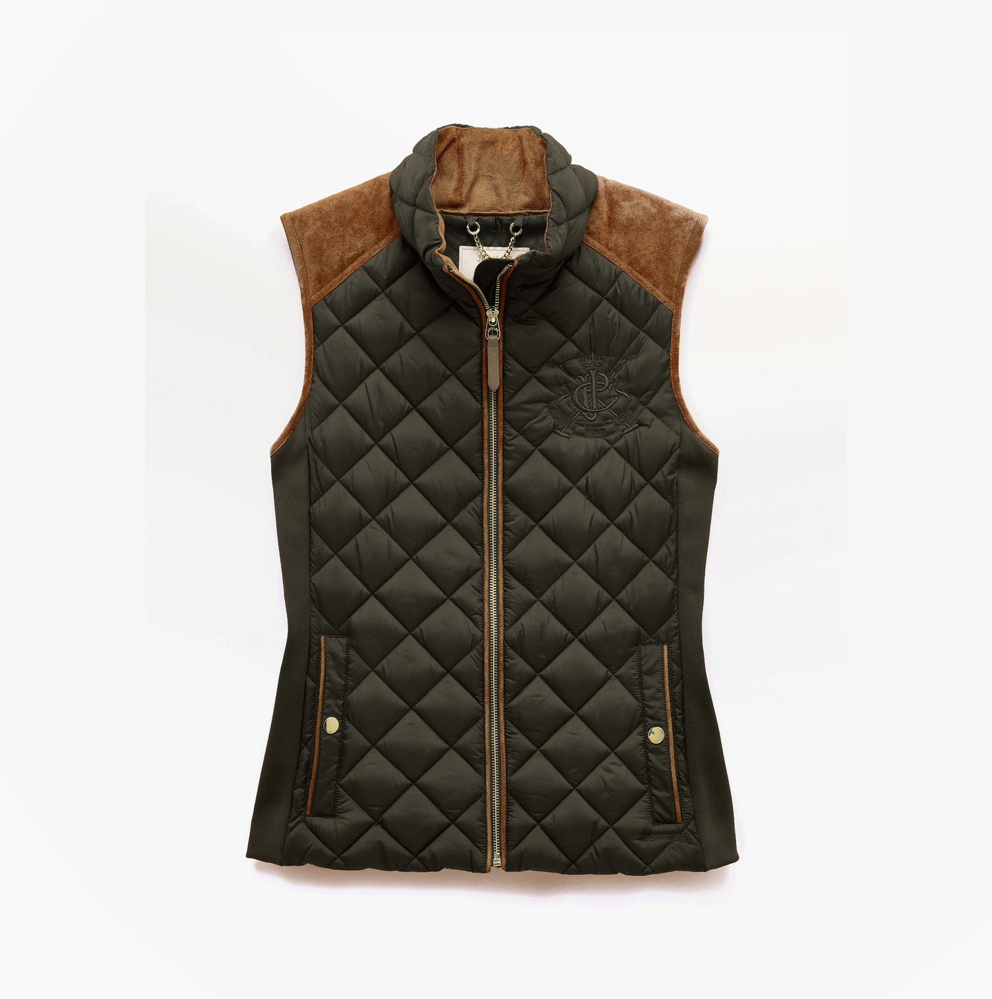 Joules BRAEMAR LUXE GILET Womens Gilets Green
