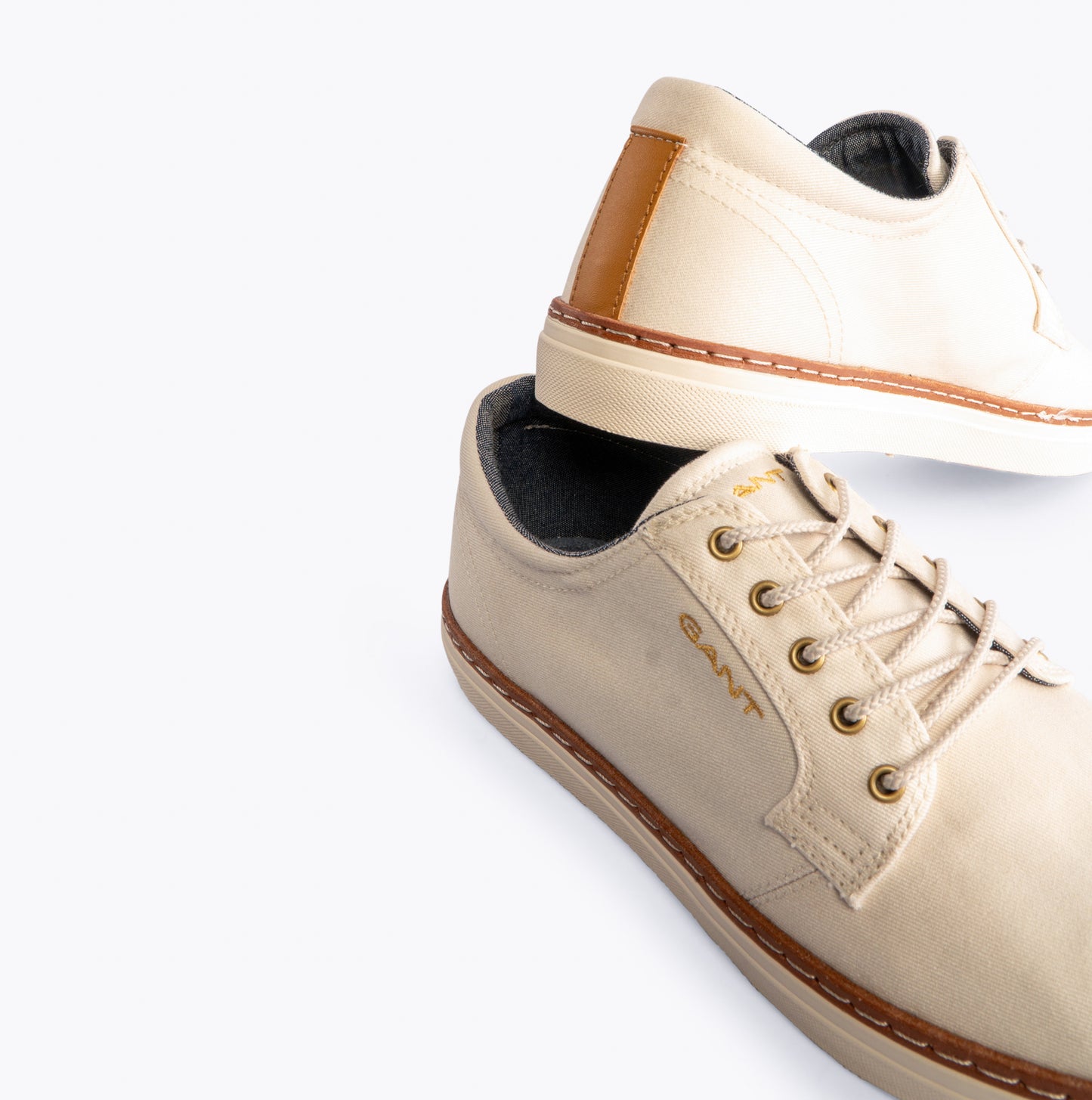 PREPVILLE Mens Trainers Bone Beige
