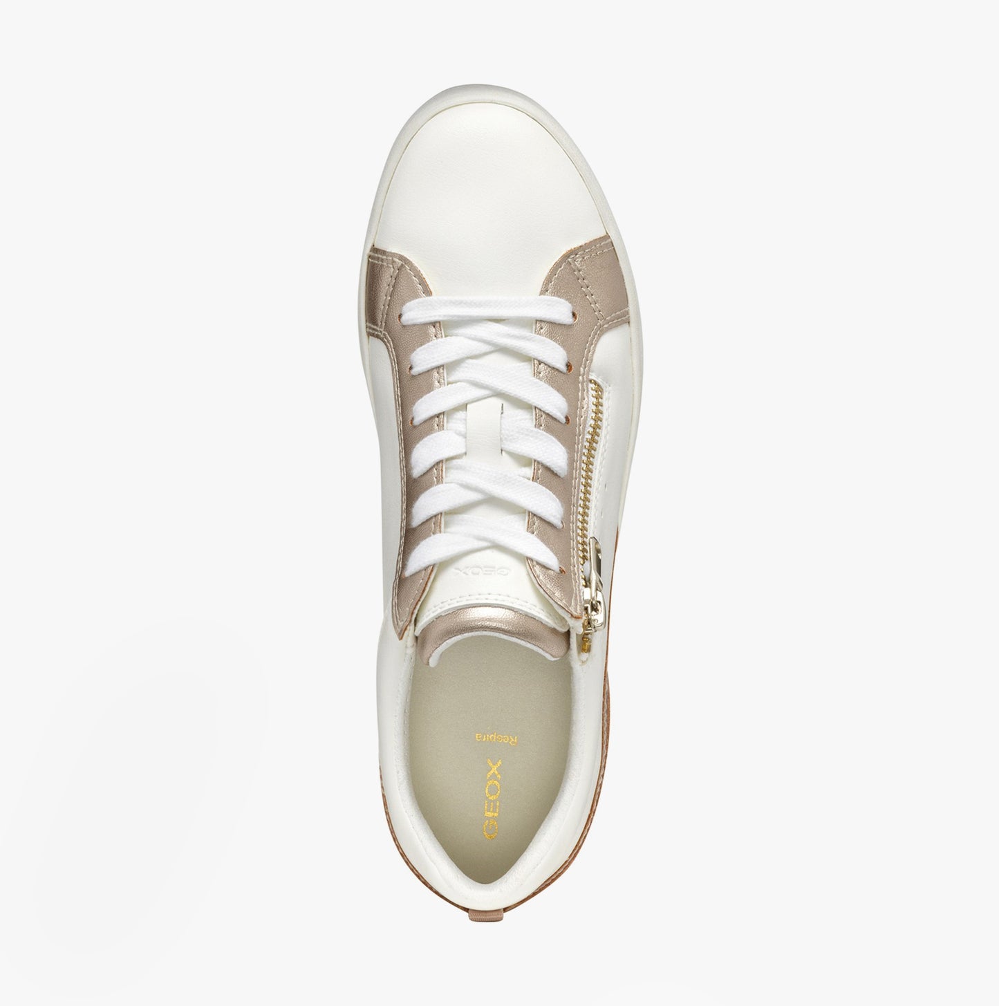 D BLOMIEE Womens Trainers Optic White/Nude