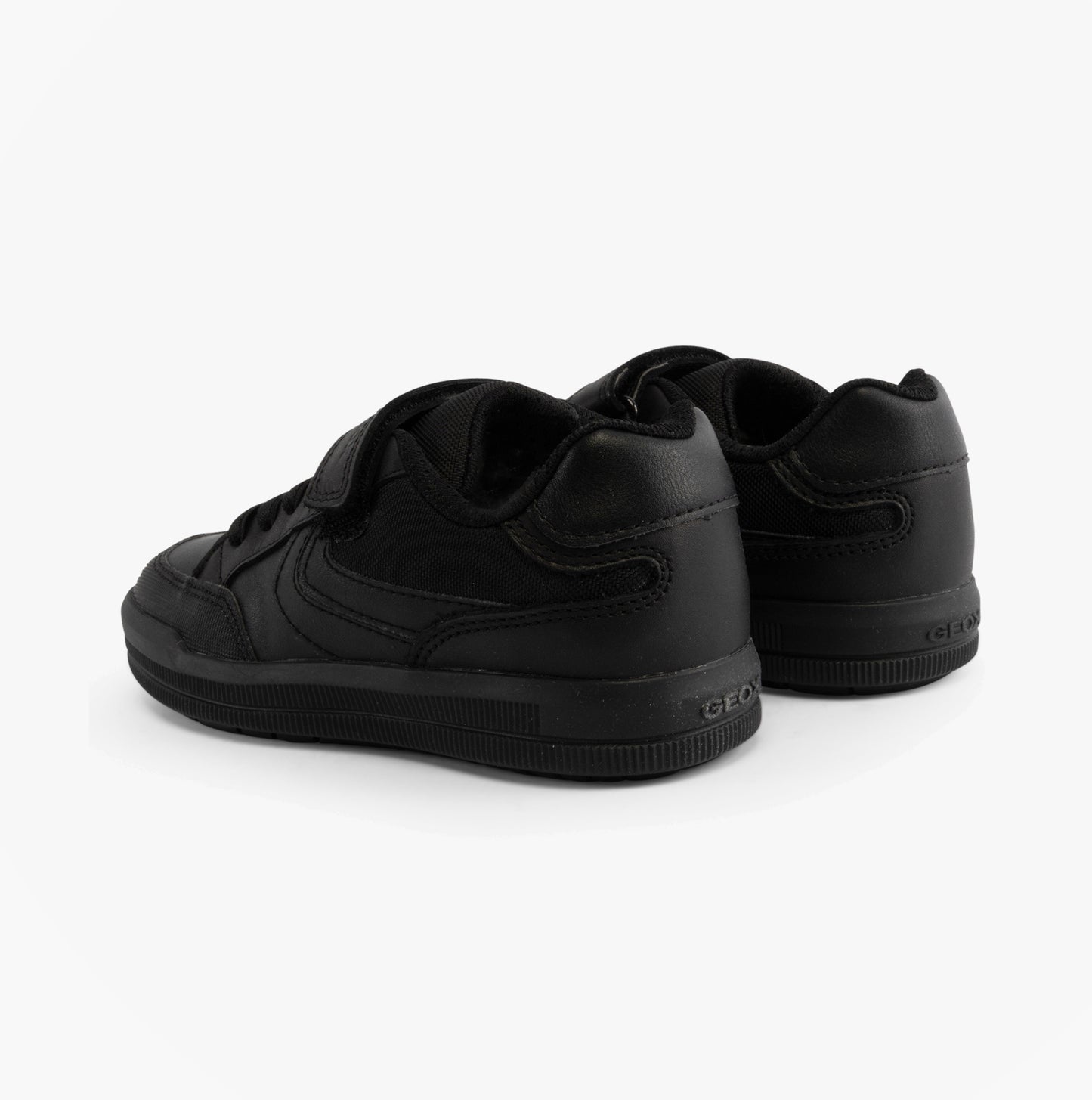 J ARZACH Boys School Shoes Black