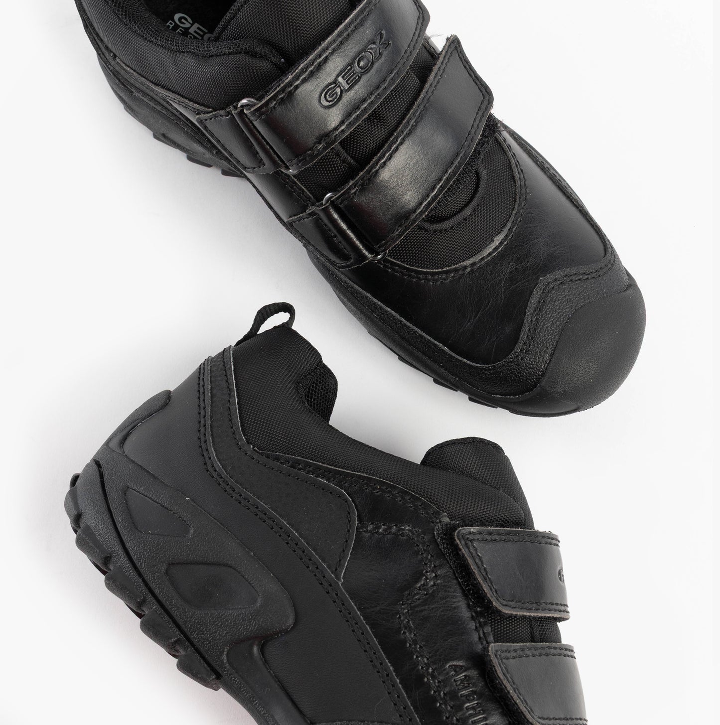 SAVAGE B Boys Waterproof School Shoes Black