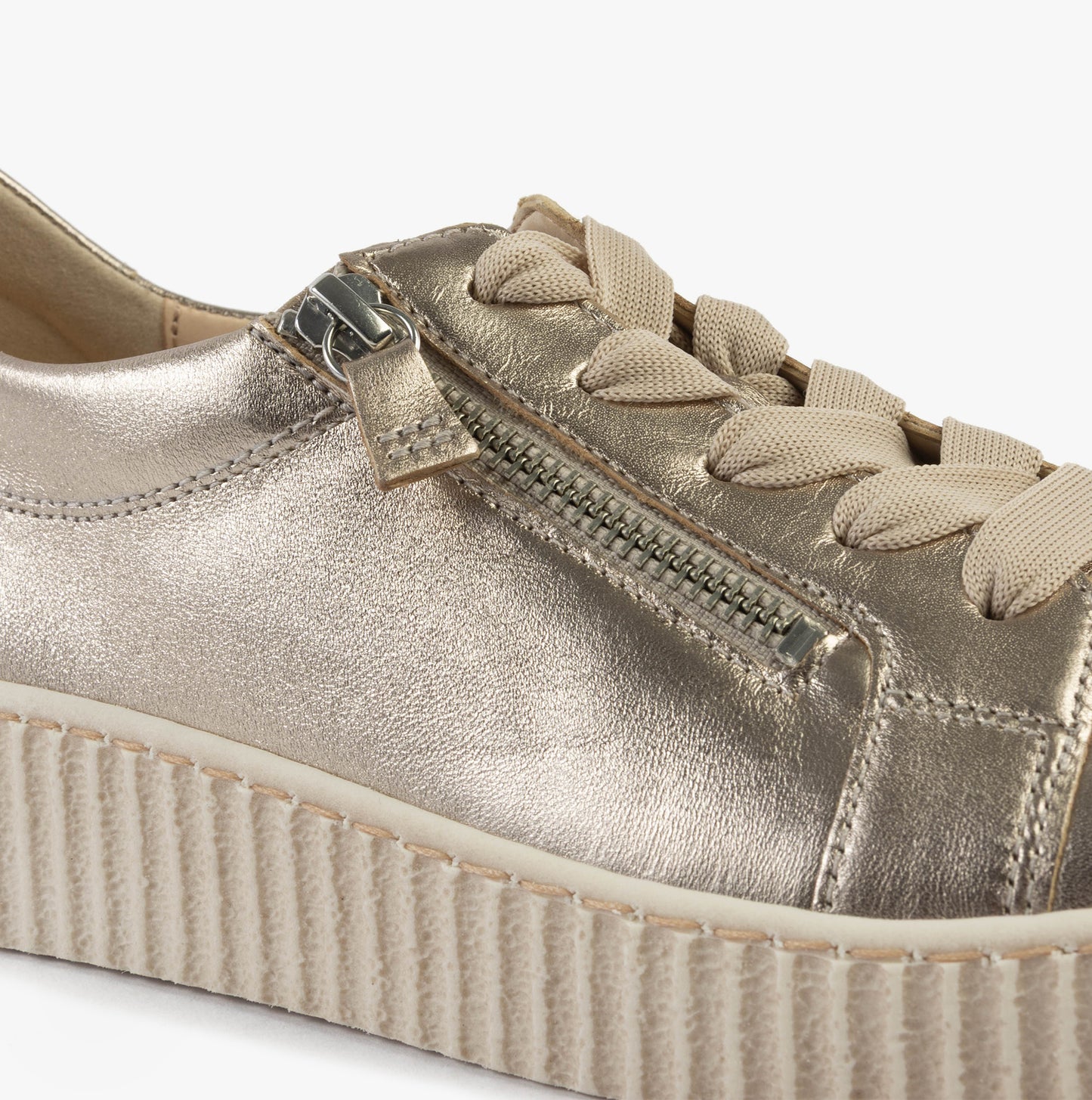 WISDOM Womens Trainers Beige