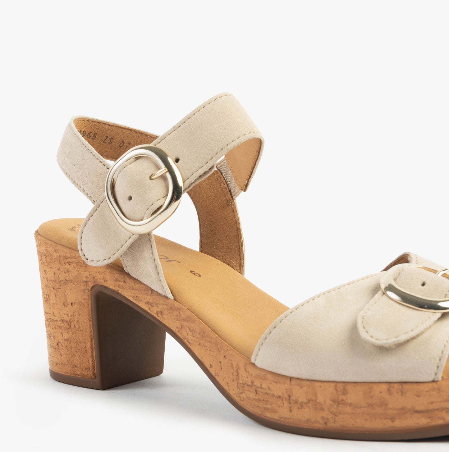 FANTASTICA Womens Sandals Oak Suede